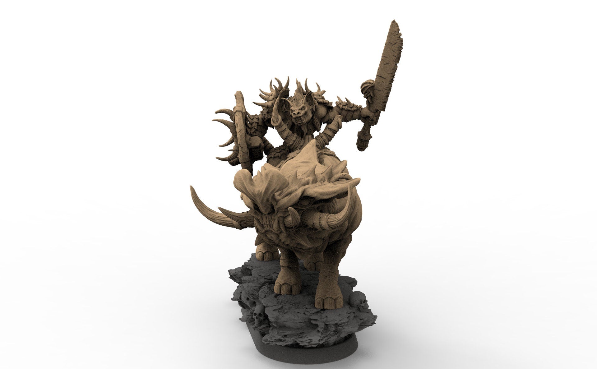 Gleesh sur Grinderwulf, Les Gnolls de la Forêt de Sang, miniatures de l'aube
