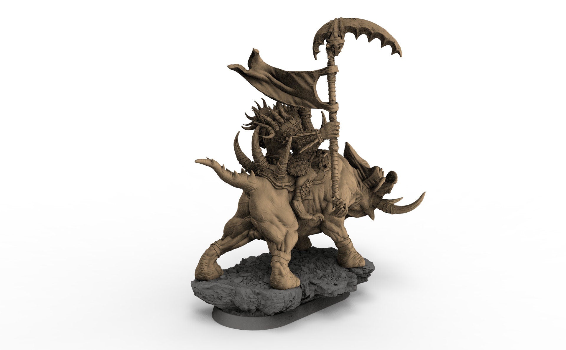 Uglo Cree sur Grinderwulf, Les Gnolls de la Forêt de Sang, miniatures de l'aube