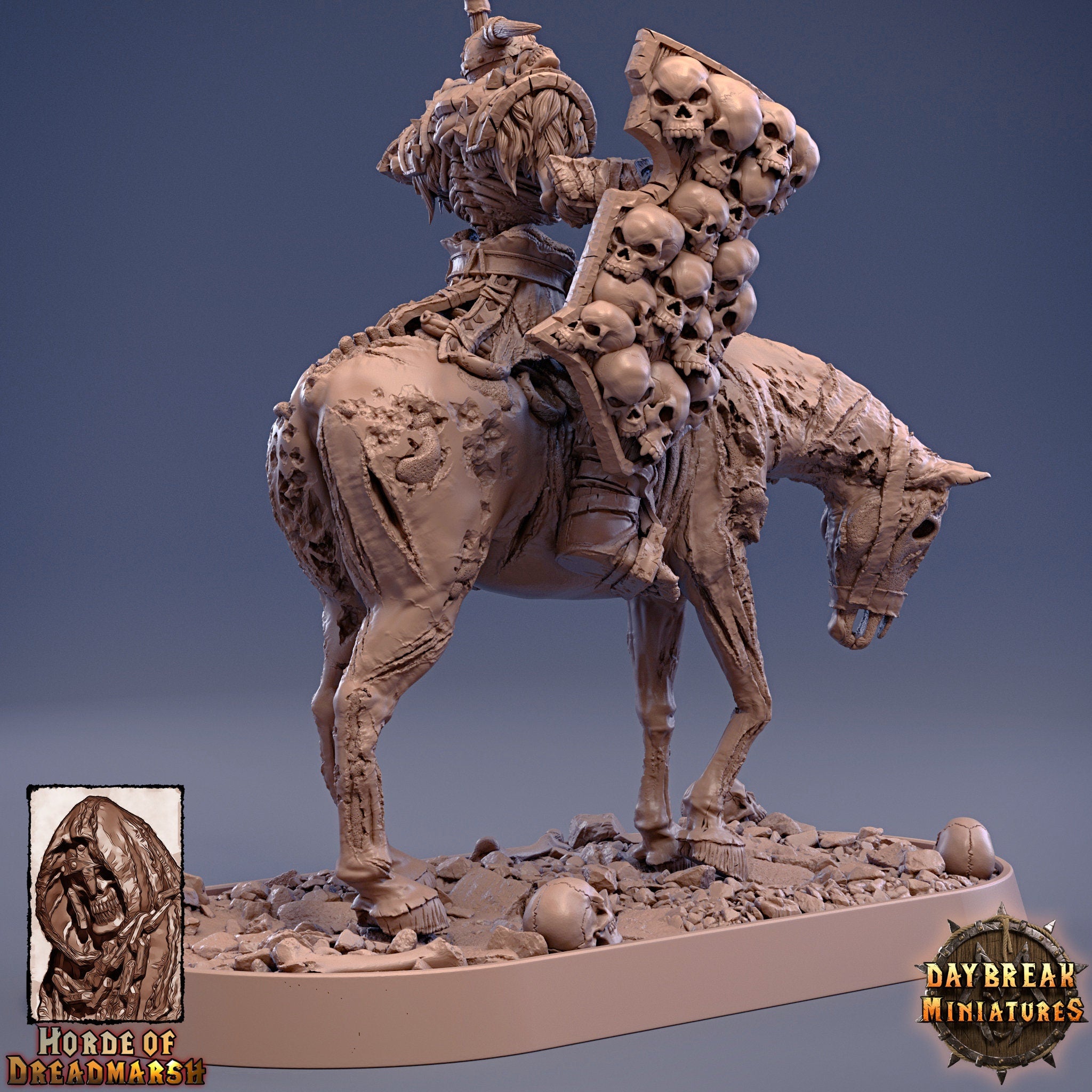 Untote – Commander Ash, Die untote Horde von Dreadmarsh, Daybreak Miniatures, Daybreak Miniatures