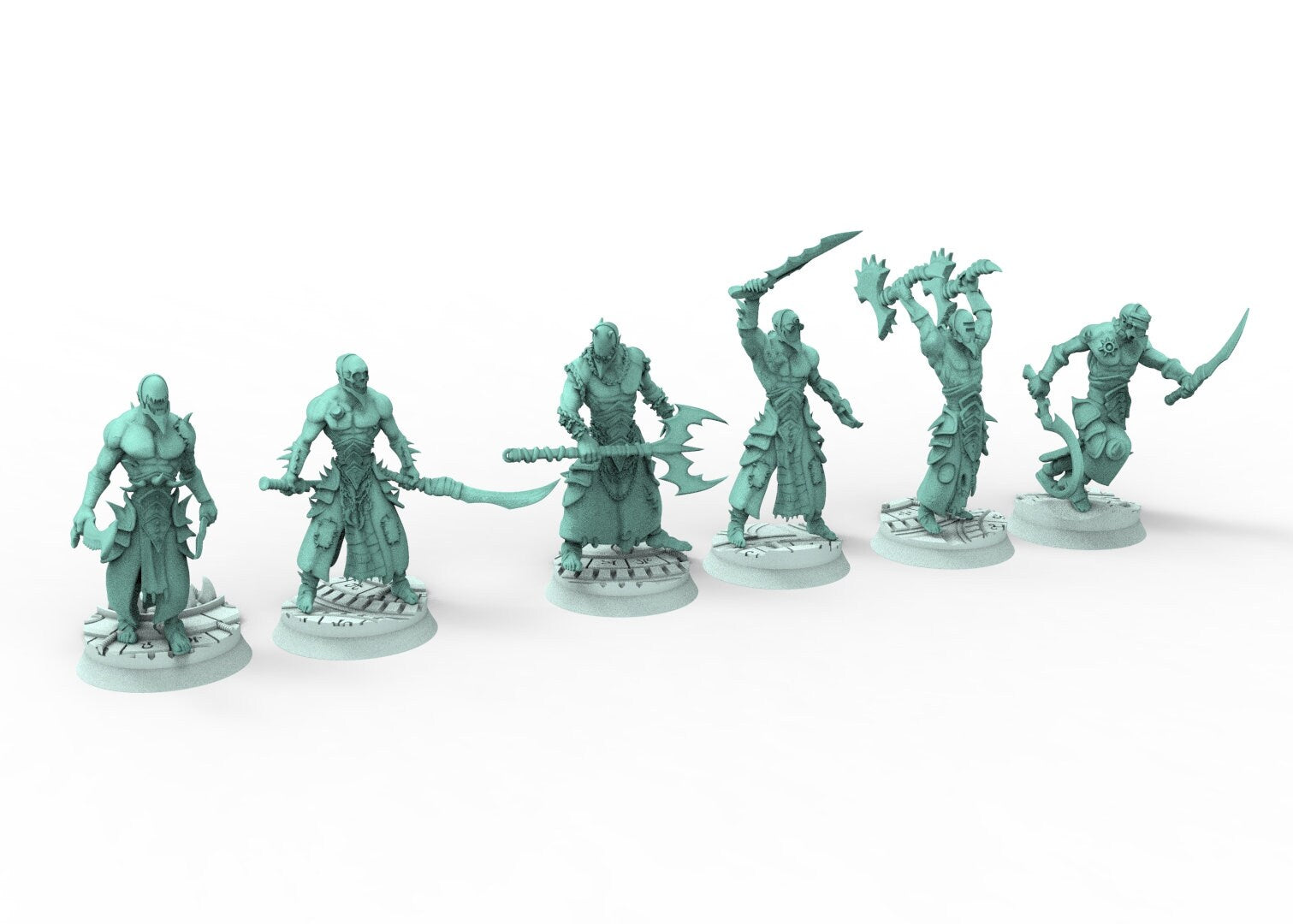 Dark City - Assault Patrol Wanyue flesh masters Dark eldar drow, Abominations, Warriors, Golems