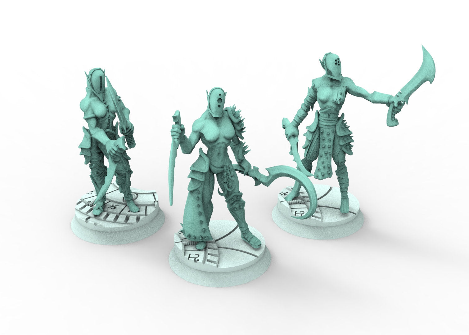 Dark City - Assault Patrol Wanyue flesh masters Dark eldar drow, Abominations, Warriors, Golems