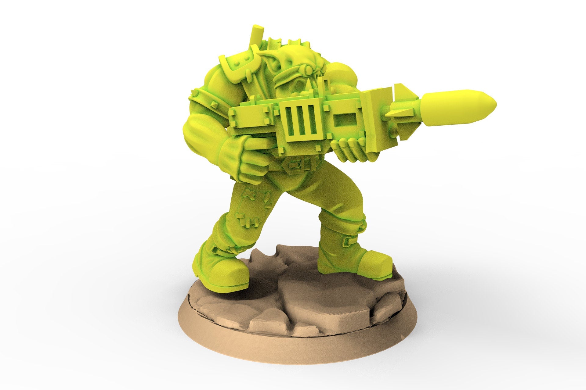 Grüne Haut - Orc Marauders Shooter Monopose Pack