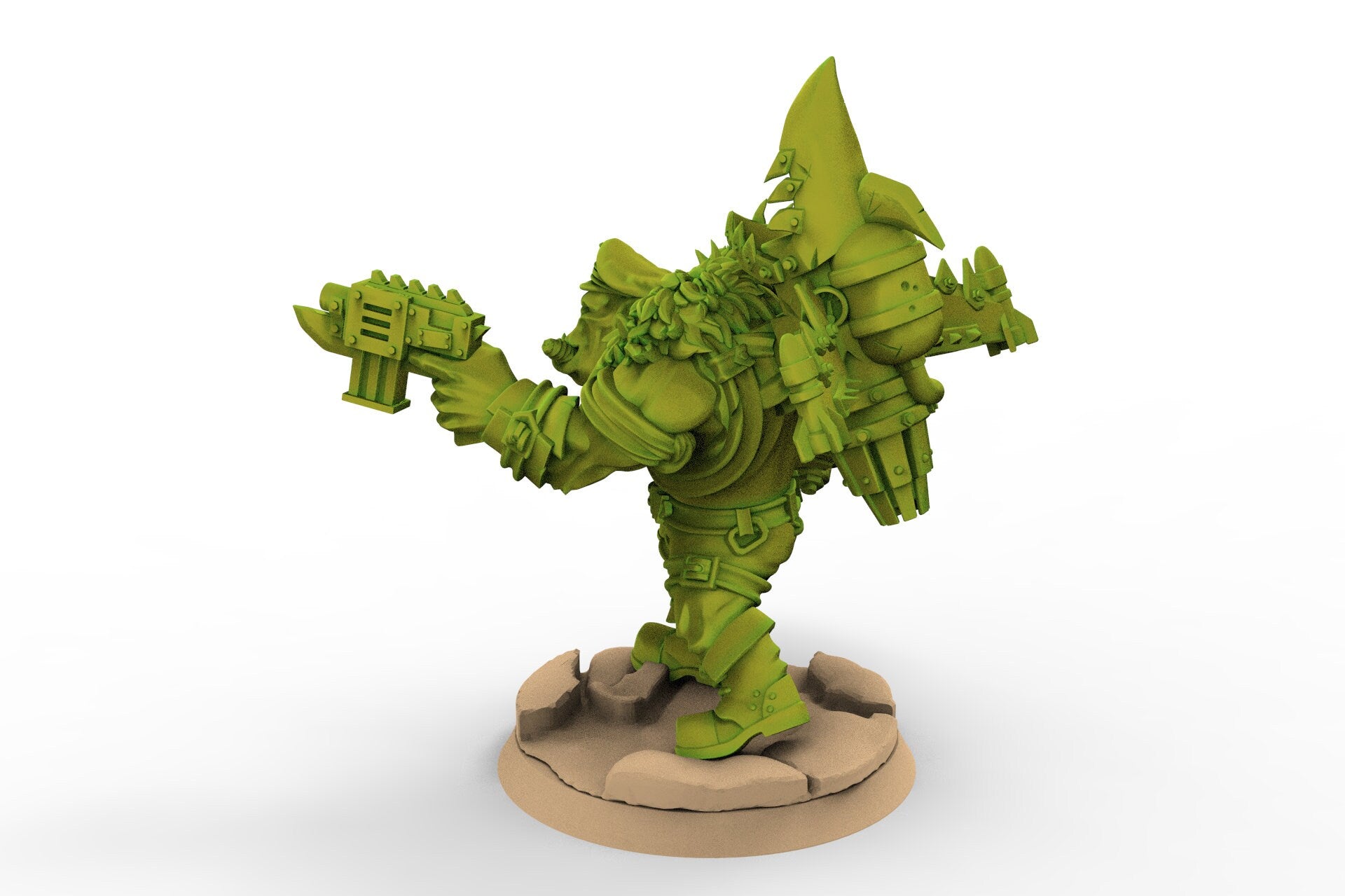 Green Skin - Orc Jetpack Ladz Modular Kit