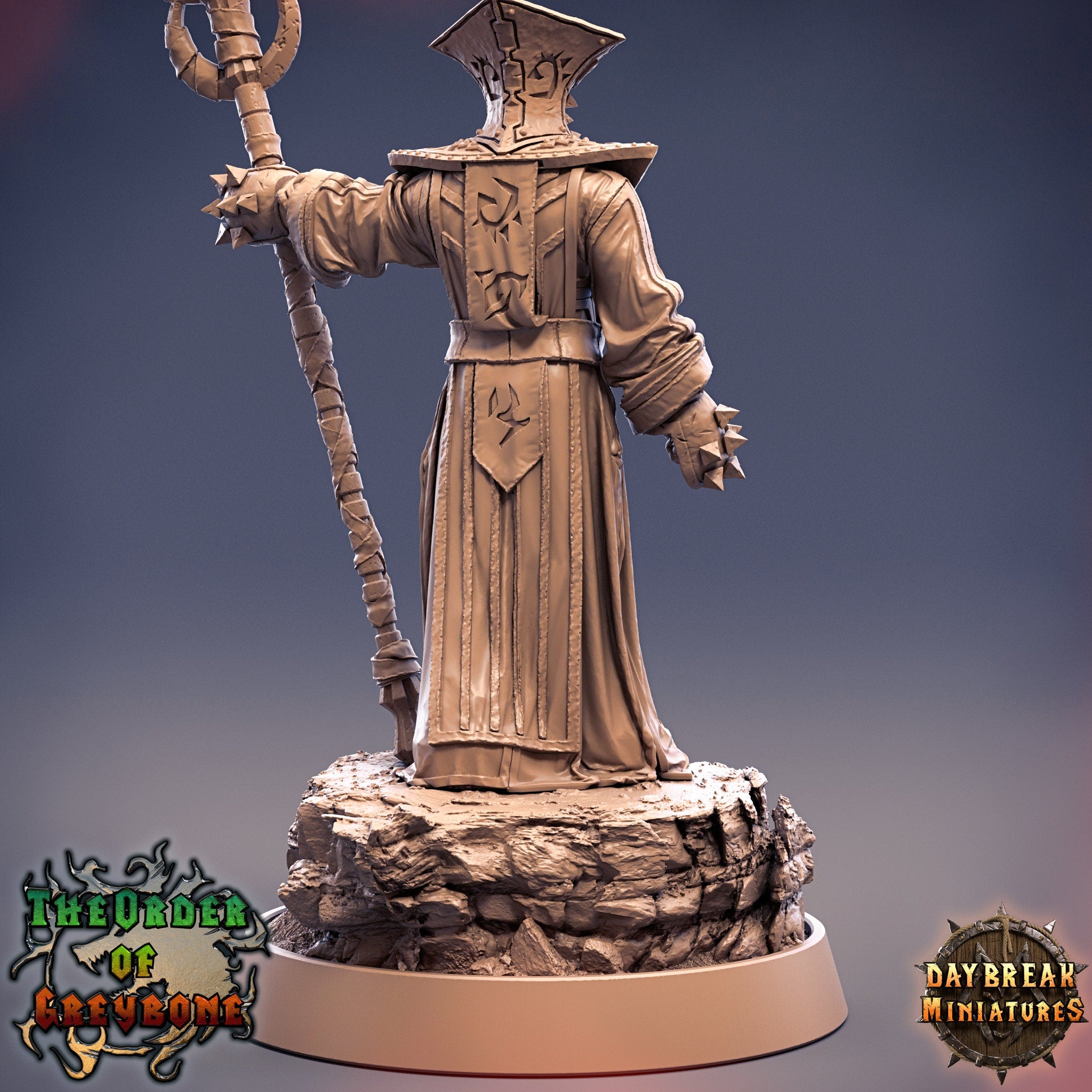 Wild hunters - Arch Mage Coronus, The Order of Greybone, daybreak miniatures