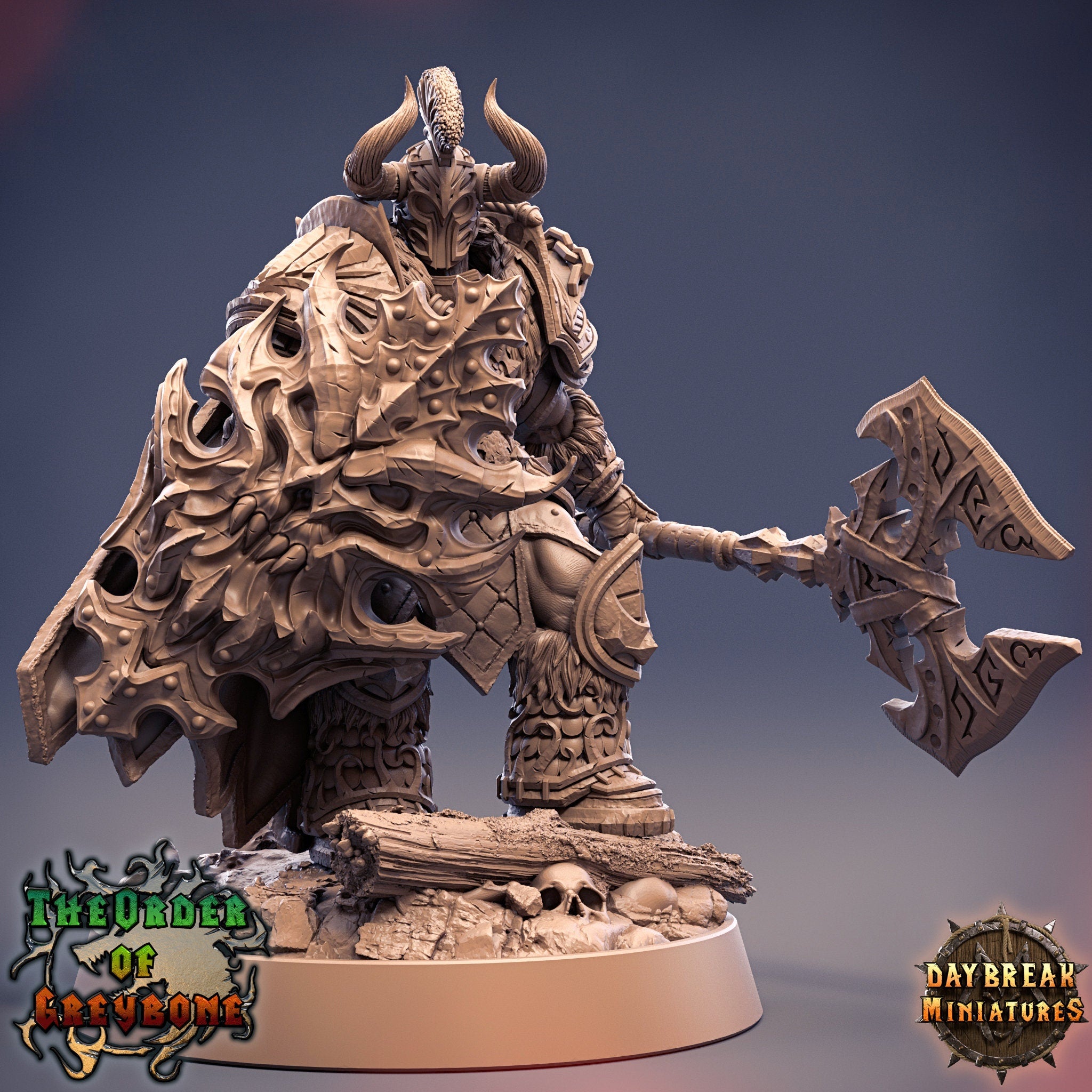 Chasseurs sauvages - Marius Heartcleaver, L'Ordre de Greybone, miniatures du jour