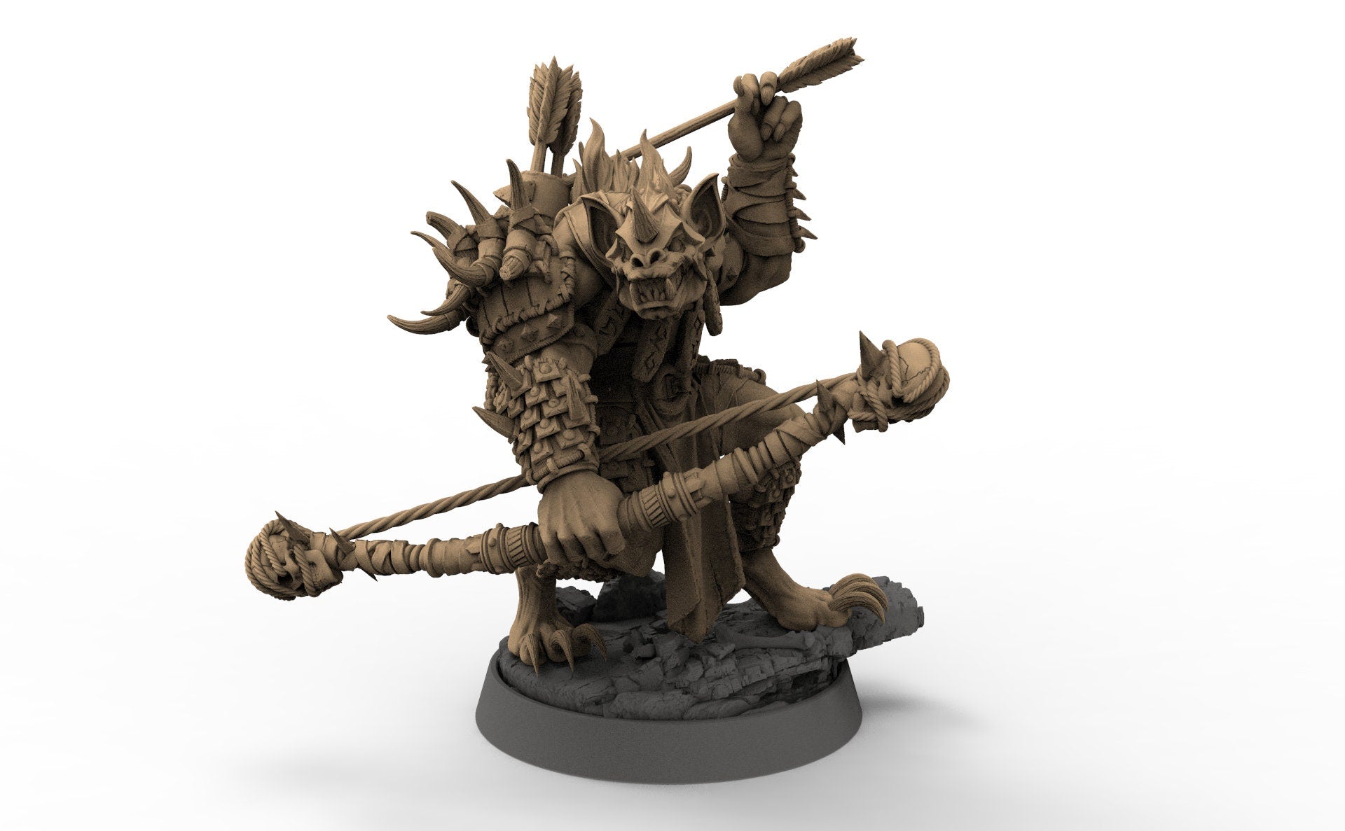 Carcasse de Corm, Les Gnolls de la Forêt de Sang, miniatures de l'aube