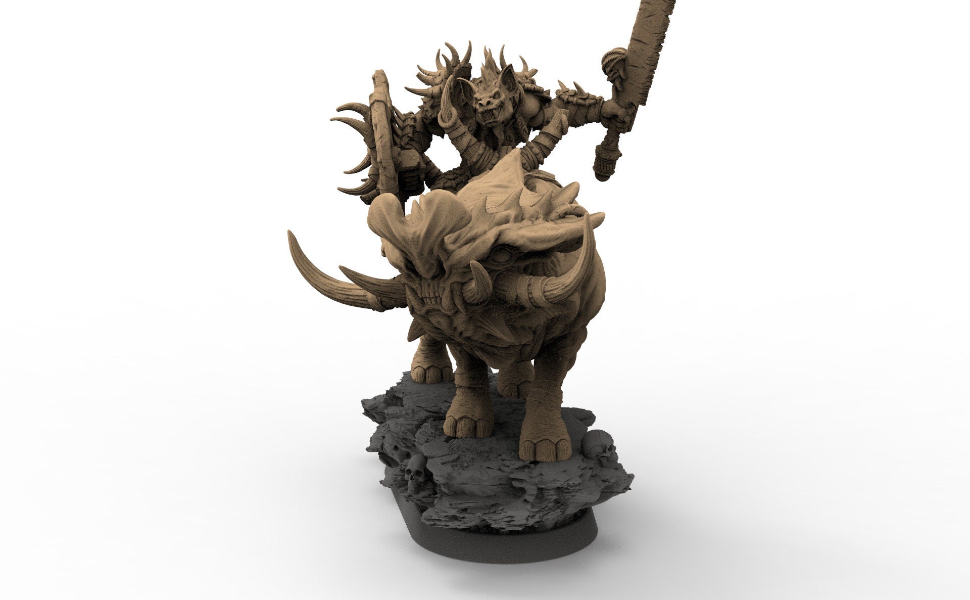 Gleesh sur Grinderwulf, Les Gnolls de la Forêt de Sang, miniatures de l'aube