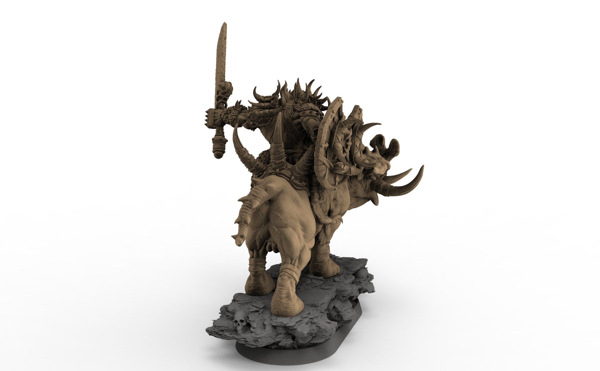 Gleesh sur Grinderwulf, Les Gnolls de la Forêt de Sang, miniatures de l'aube