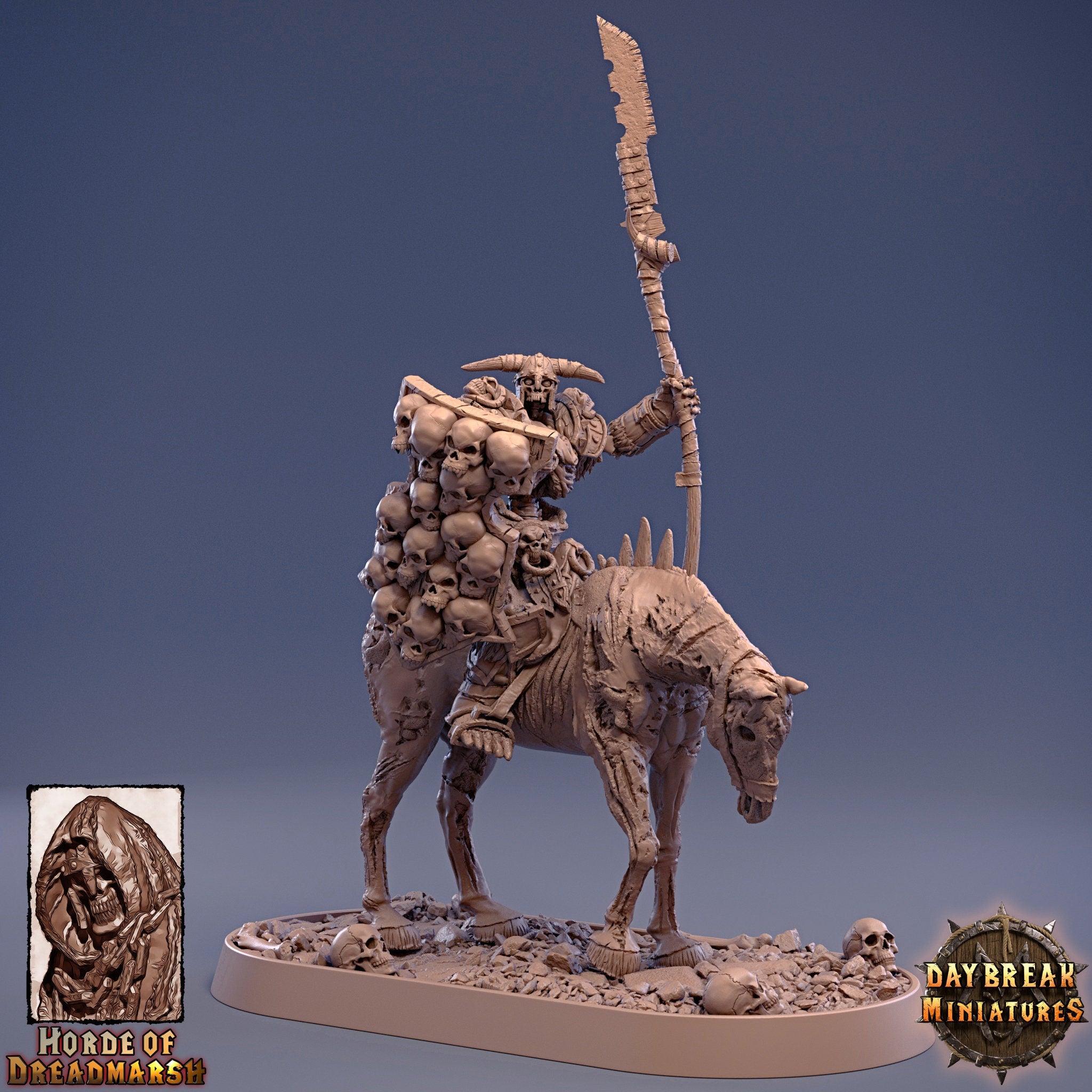 Untote – Commander Ash, Die untote Horde von Dreadmarsh, Daybreak Miniatures, Daybreak Miniatures