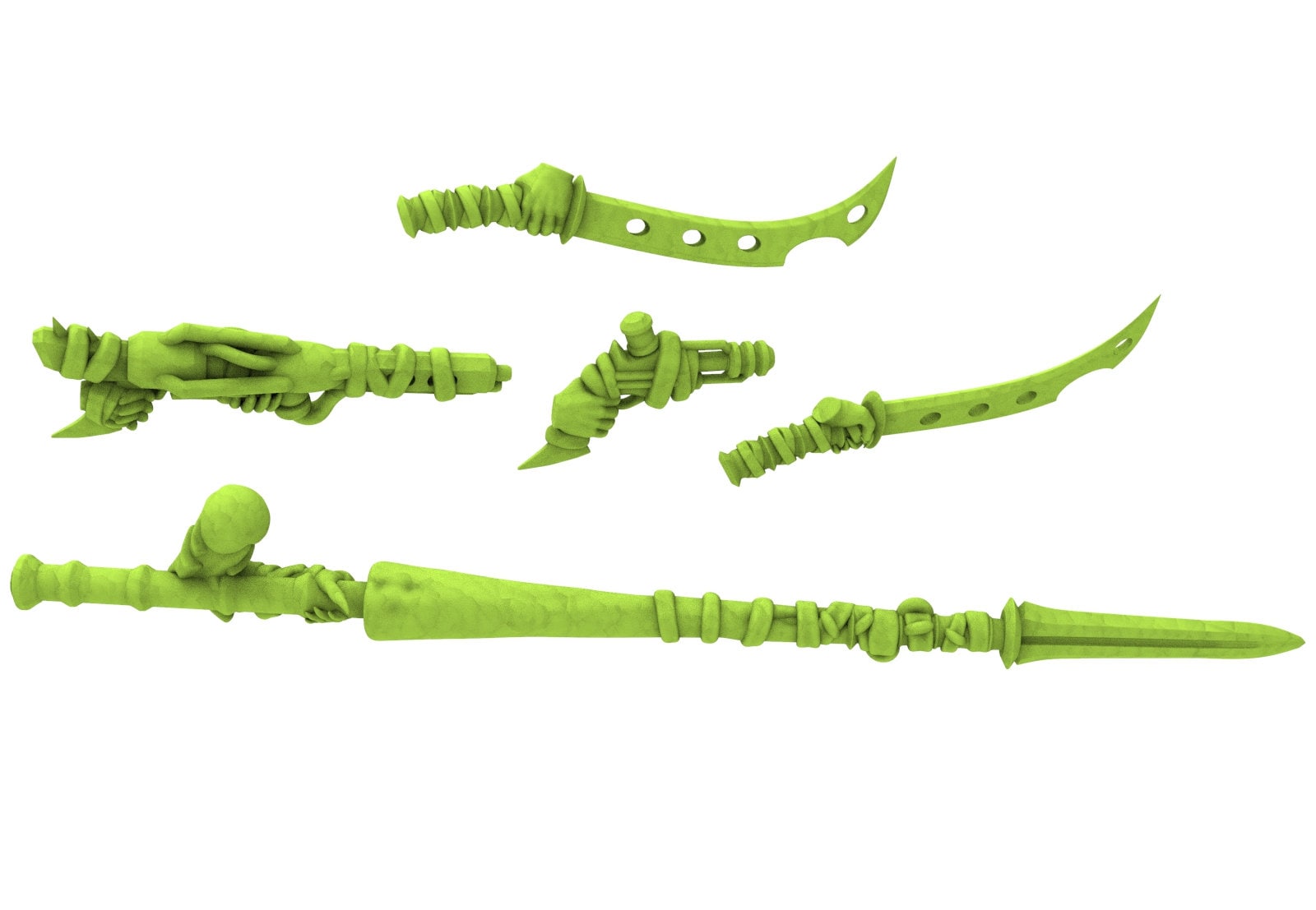 Exotic Elves - Lord on Spinodon, Lost elves on Jurassic planet with spears that shine