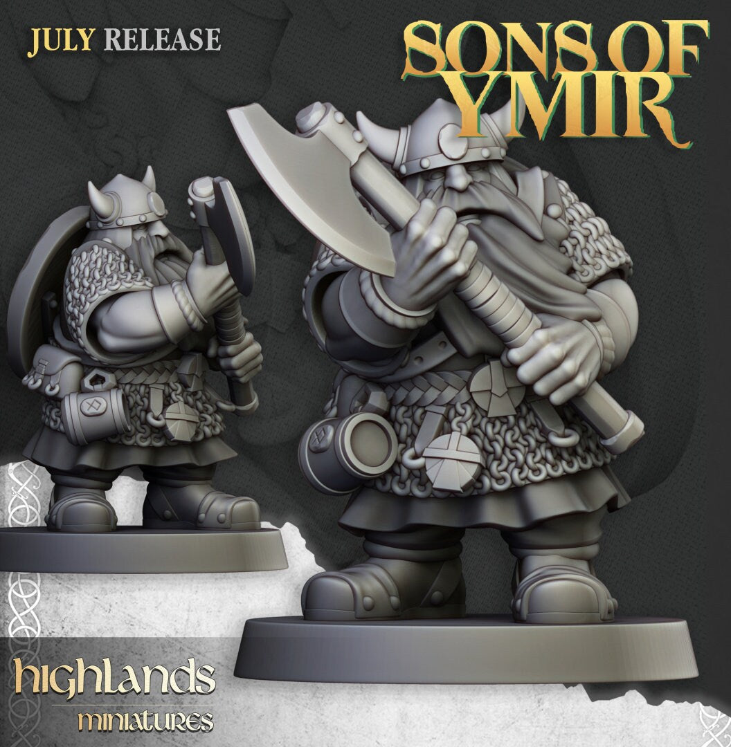 Dwarves - Warriors two handed, Keeper of the Deep Mountains
