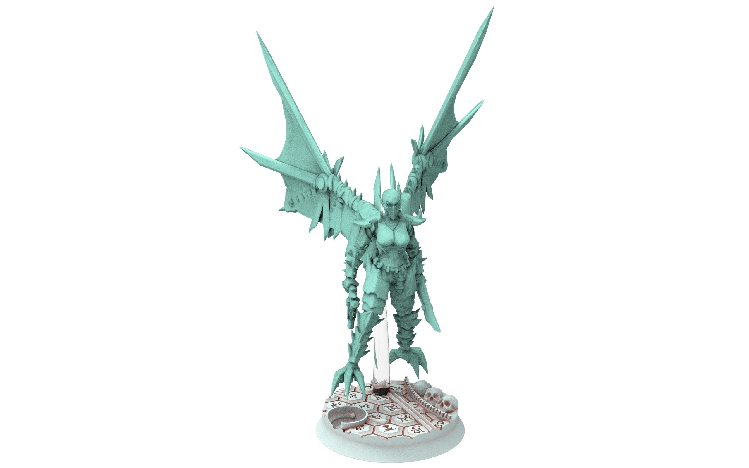 Dark city - Flying Cursed Scout warriors with wide range of heavy weapons Dark eldar drow