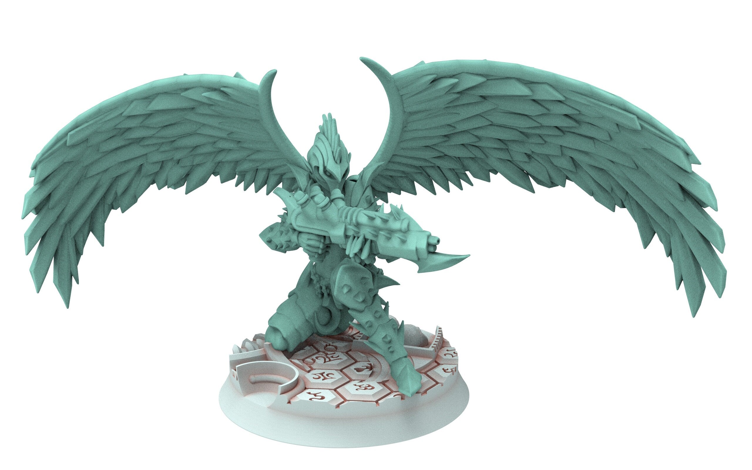 Dark city - Flying Cursed Scout warriors with wide range of heavy weapons Dark eldar drow