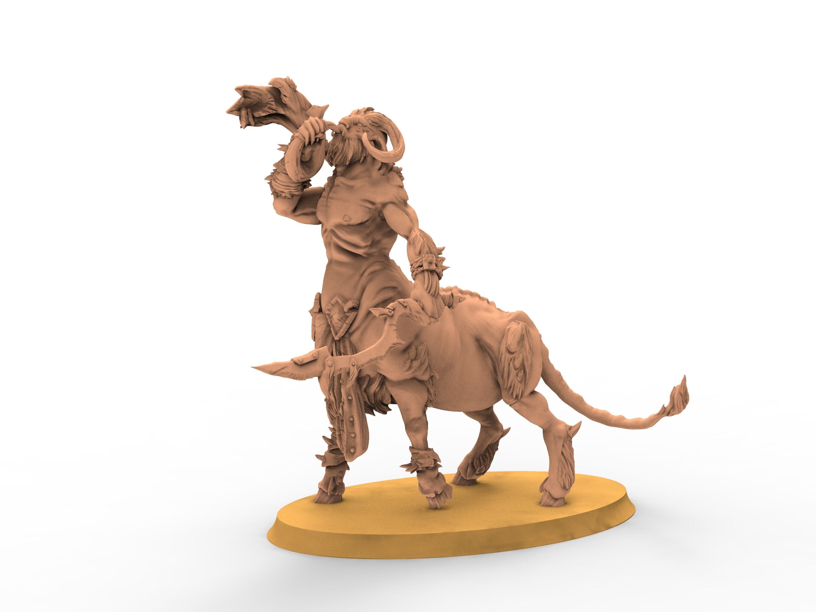 Beastmen - Centaurs with blade Beastmen warriors of Chaos