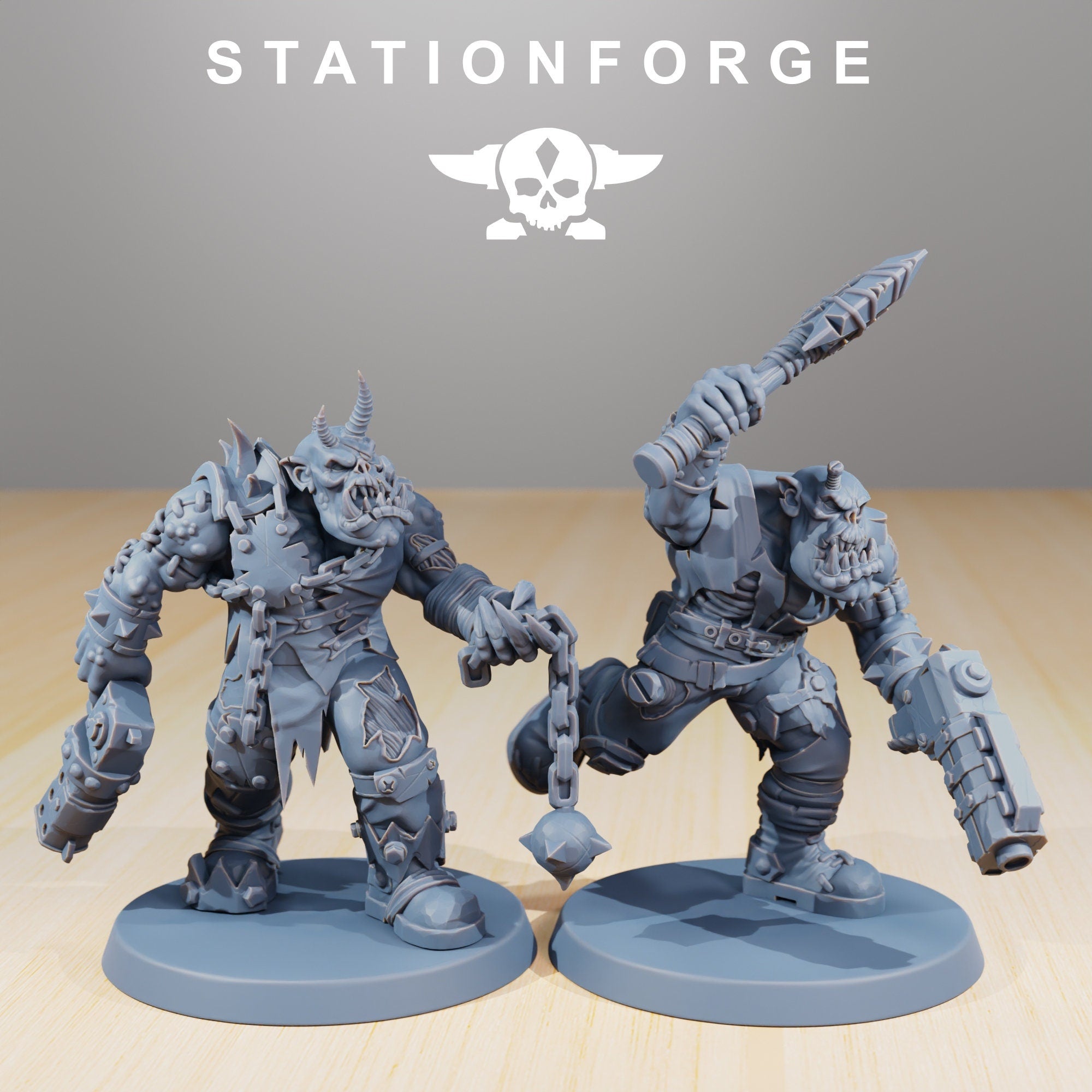 Green Skin - Orkaz Plague Spreadaz, post apocalyptic empire, usable for tabletop wargame.