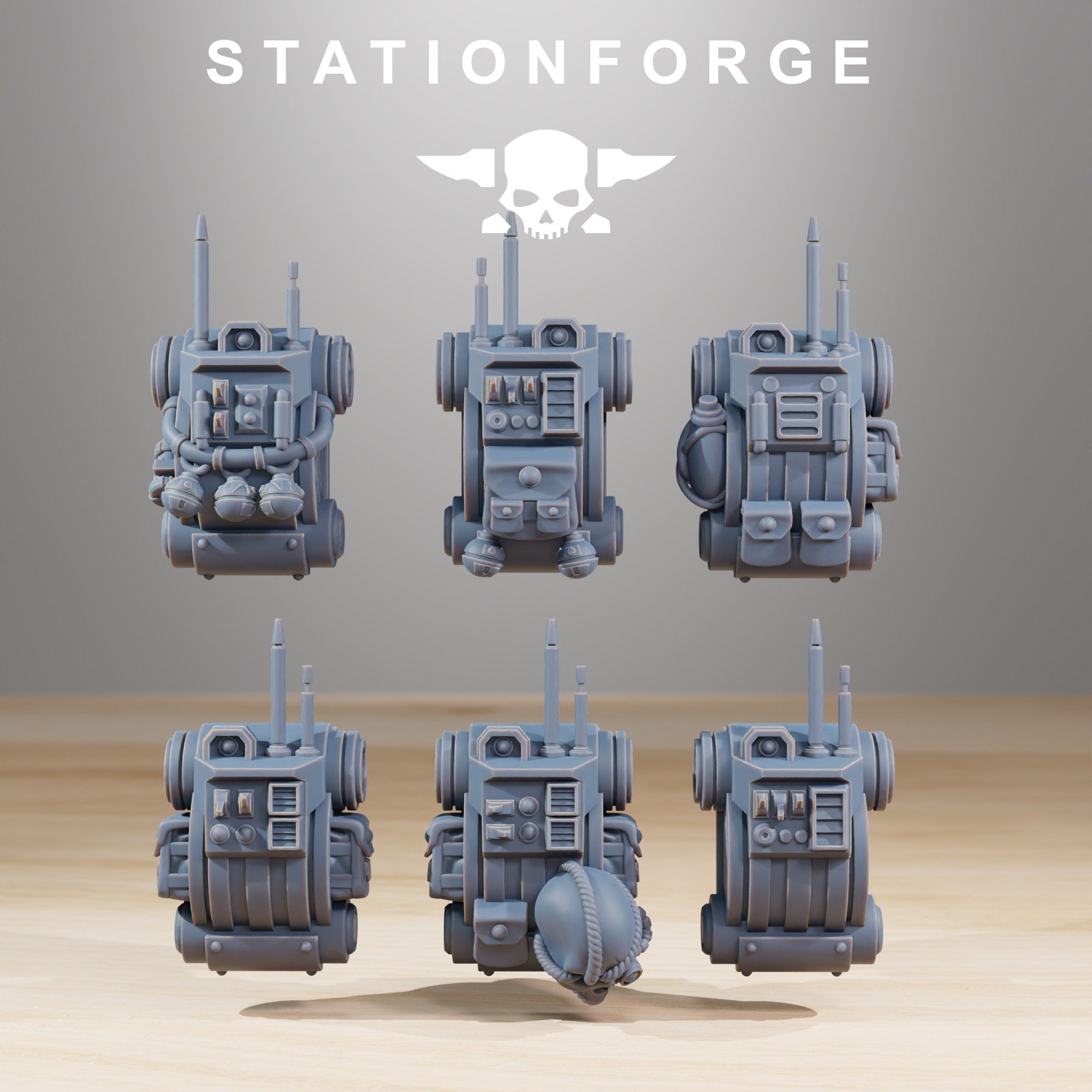 Scavenger Frontliners Infantry, mechanized infantry, post apocalyptic empire, usable for tabletop wargame.