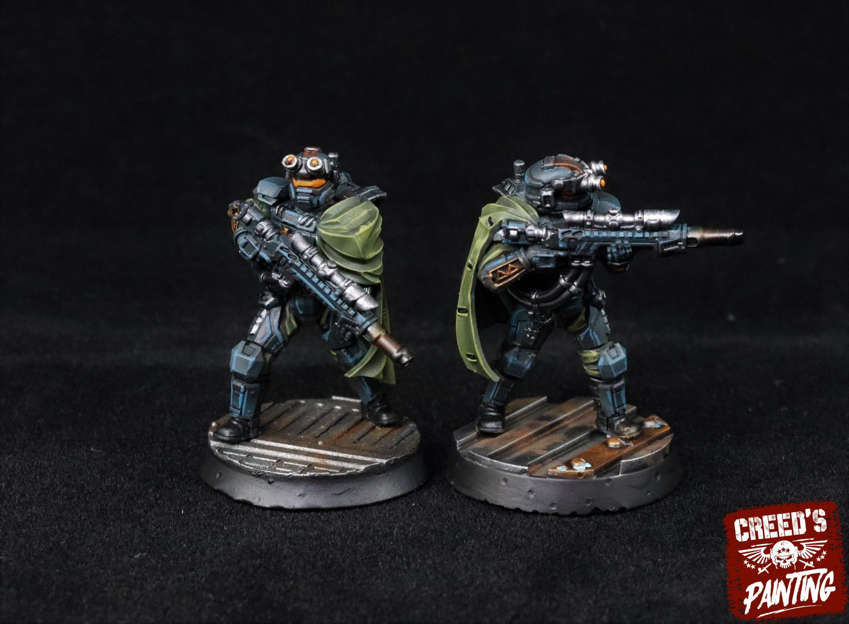 Rundsgaard - Elite Creed Guard, infanterie impériale, empire post apocalyptique, utilisable pour tabletop wargame.