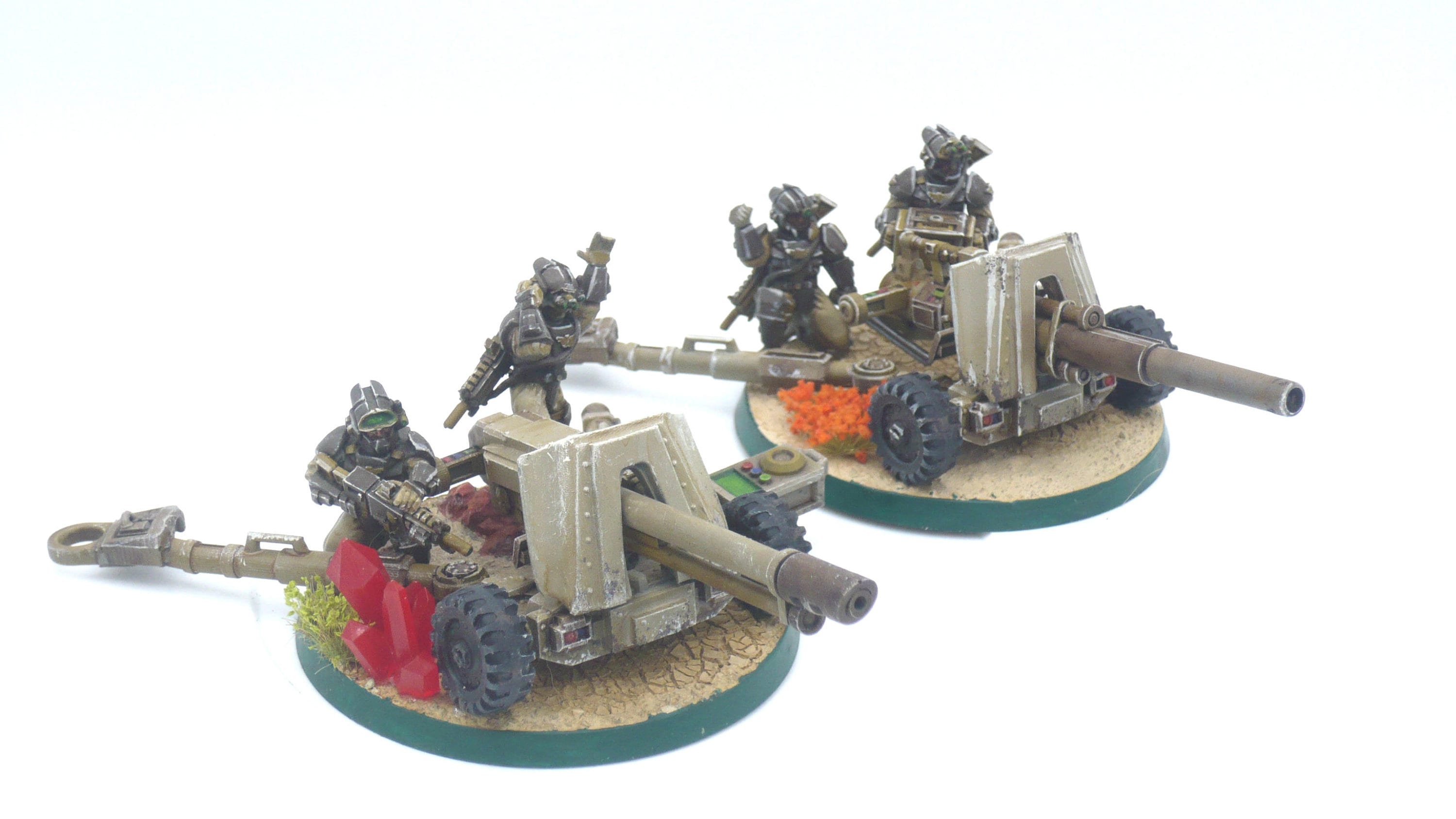 Imperial Army - Missile Launcher, Heavy Support Weapons, infantry, post apocalyptic empire, modular miniatures usable for tabletop wargame.