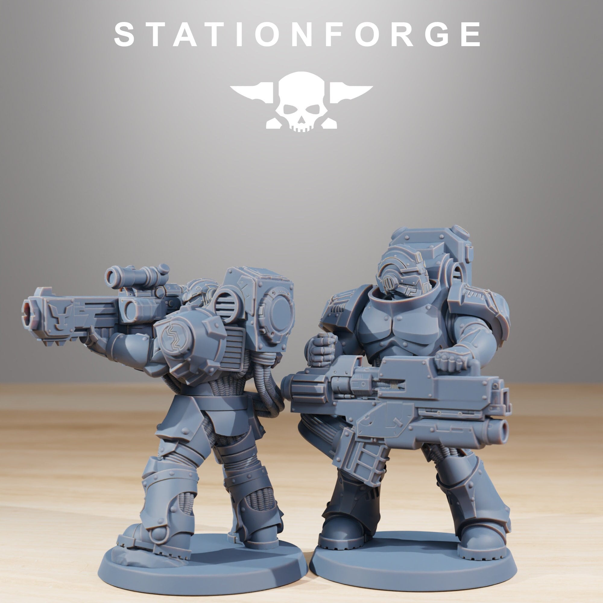 Socratis - Reinforcers Heavy Weapons, mechanized infantry, post apocalyptic empire, usable for tabletop wargame.