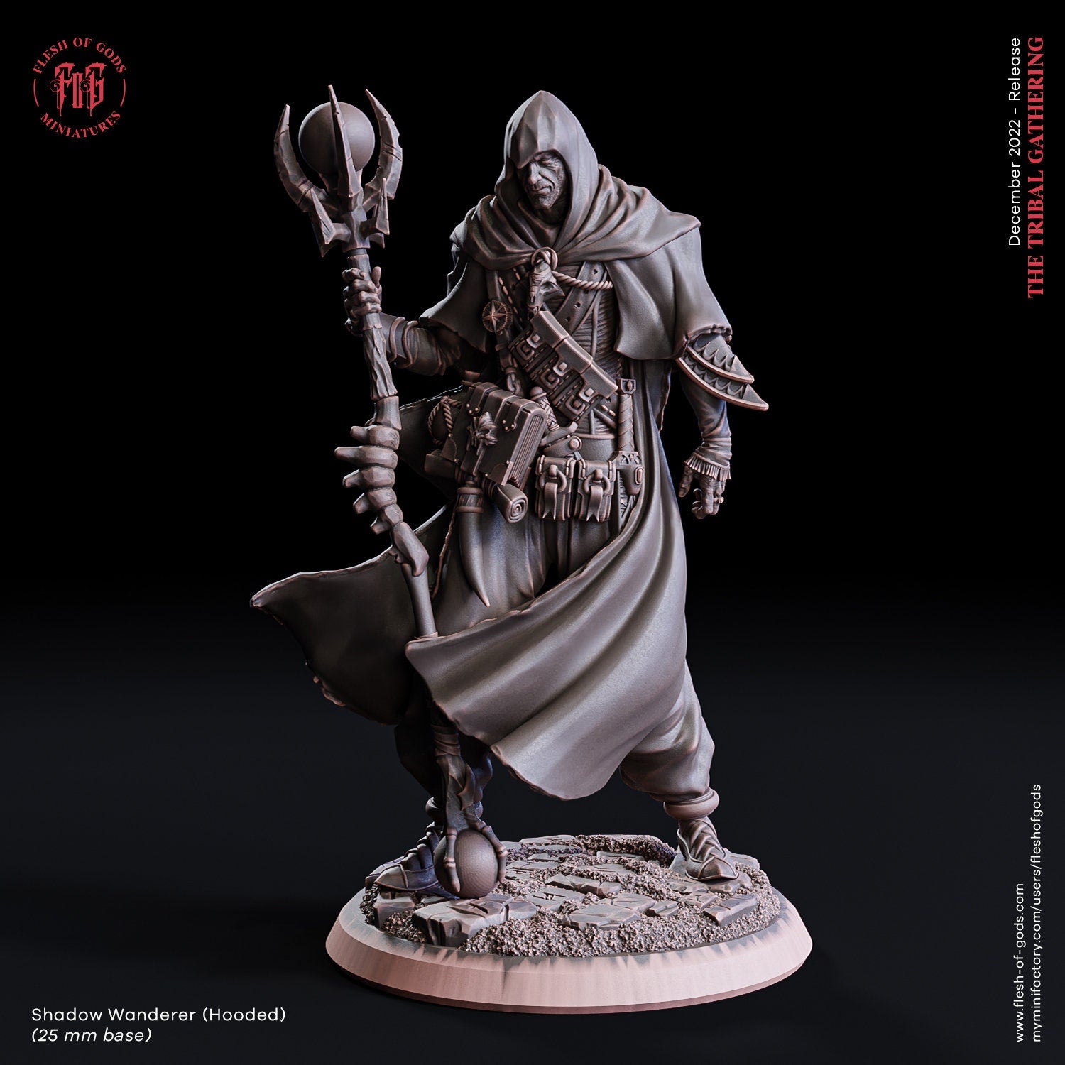 Humans - Shadow Wanderer, for Wargames, Pathfinder, Dungeons & Dragons and other TTRPG.