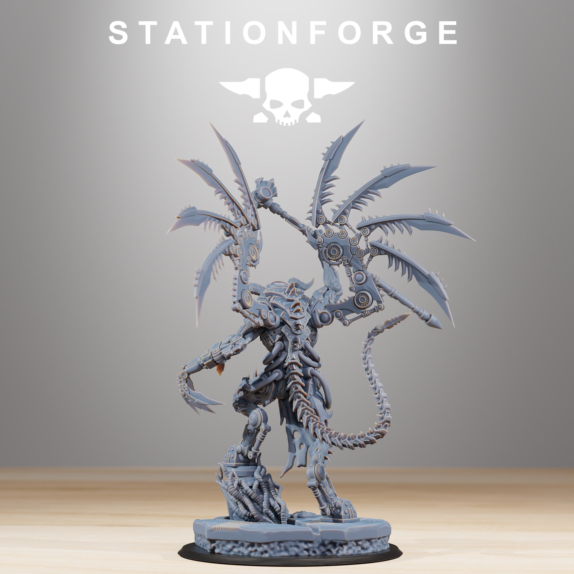 Scavenger Pythonicus Exterminator , mechanized infantry, post apocalyptic empire, usable for tabletop wargame.