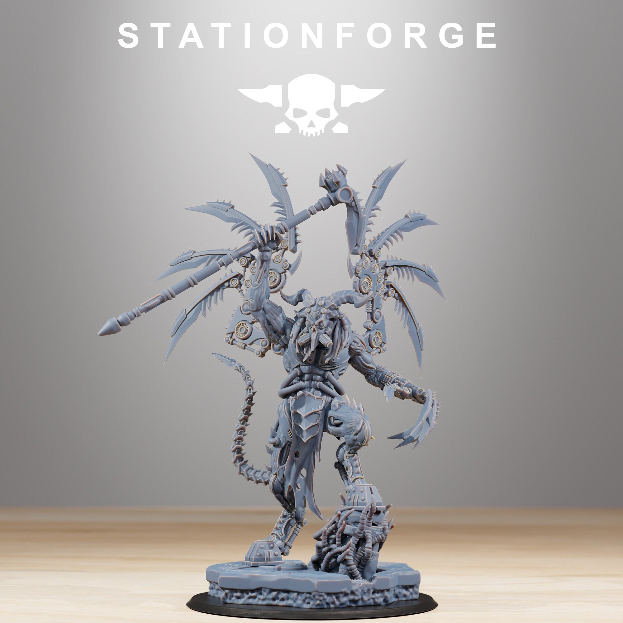 Scavenger Pythonicus Exterminator , mechanized infantry, post apocalyptic empire, usable for tabletop wargame.