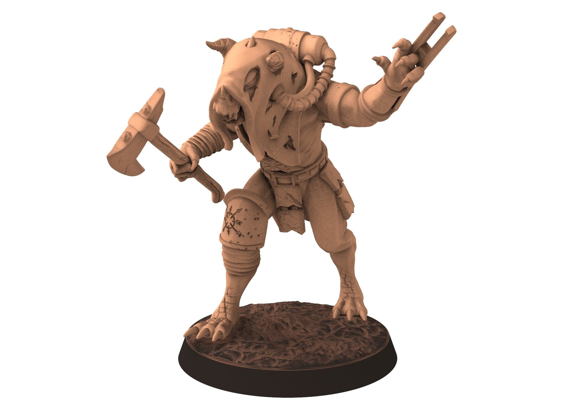 Harbingers of darkness -  Corrupt Phoraxian Devils Deamons of Chaos melee - Siege of Vos-Phorax, Quartermaster3D wargame modular miniatures