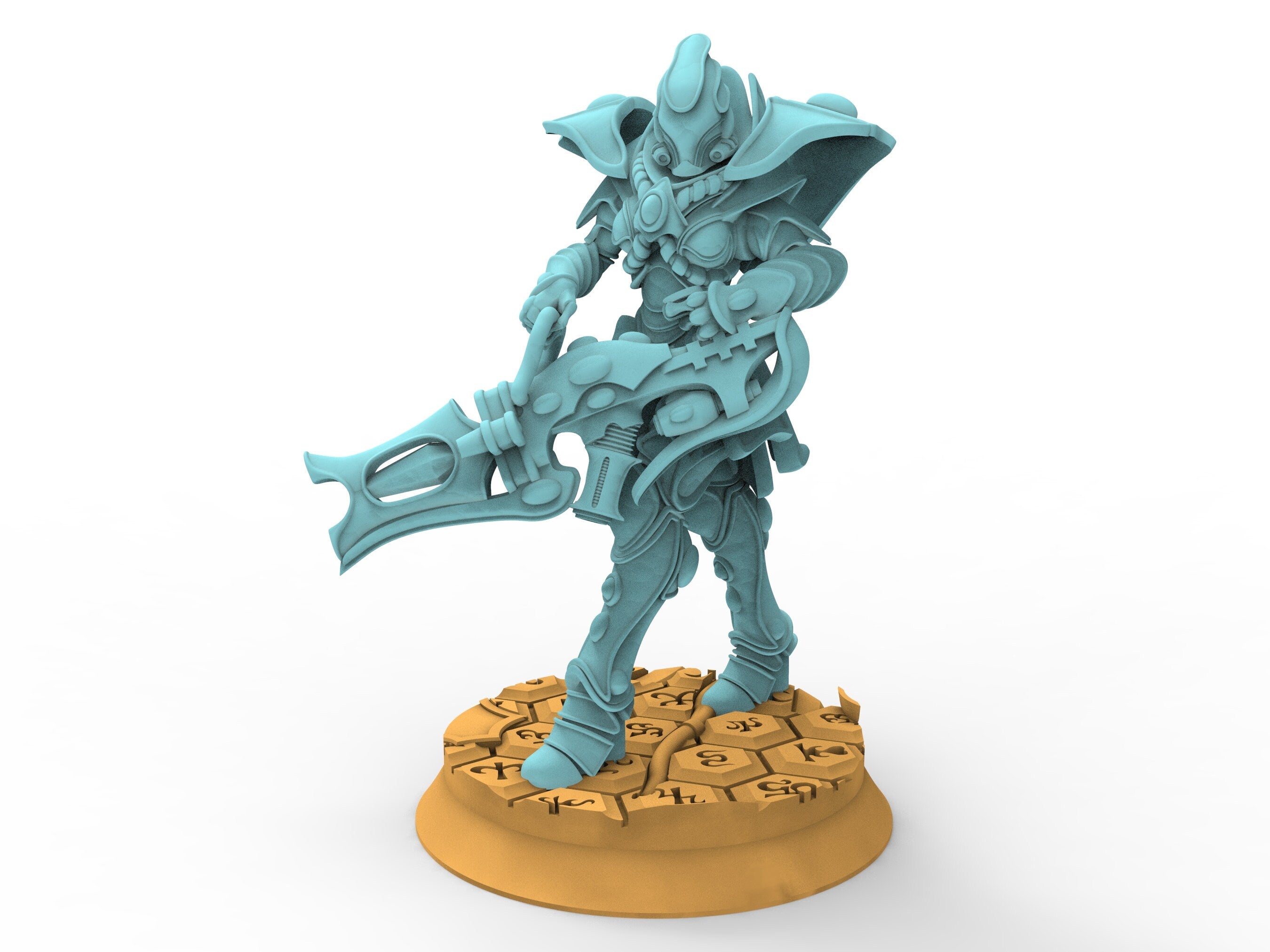 Space Elves - Bone Climbers Troops and Leader
