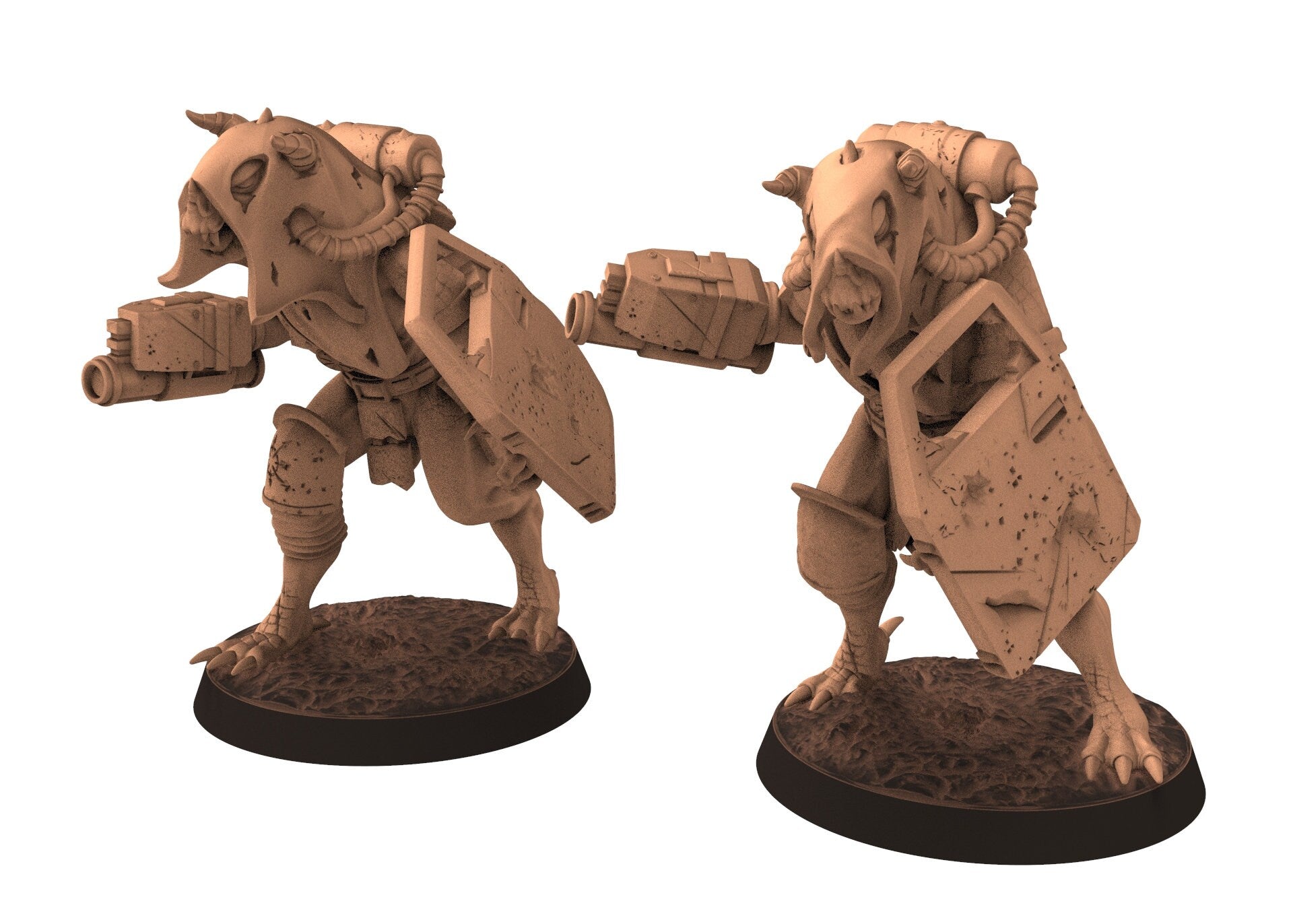 Harbingers of darkness -  Corrupt Phoraxian Devils Deamons of Chaos melee - Siege of Vos-Phorax, Quartermaster3D wargame modular miniatures