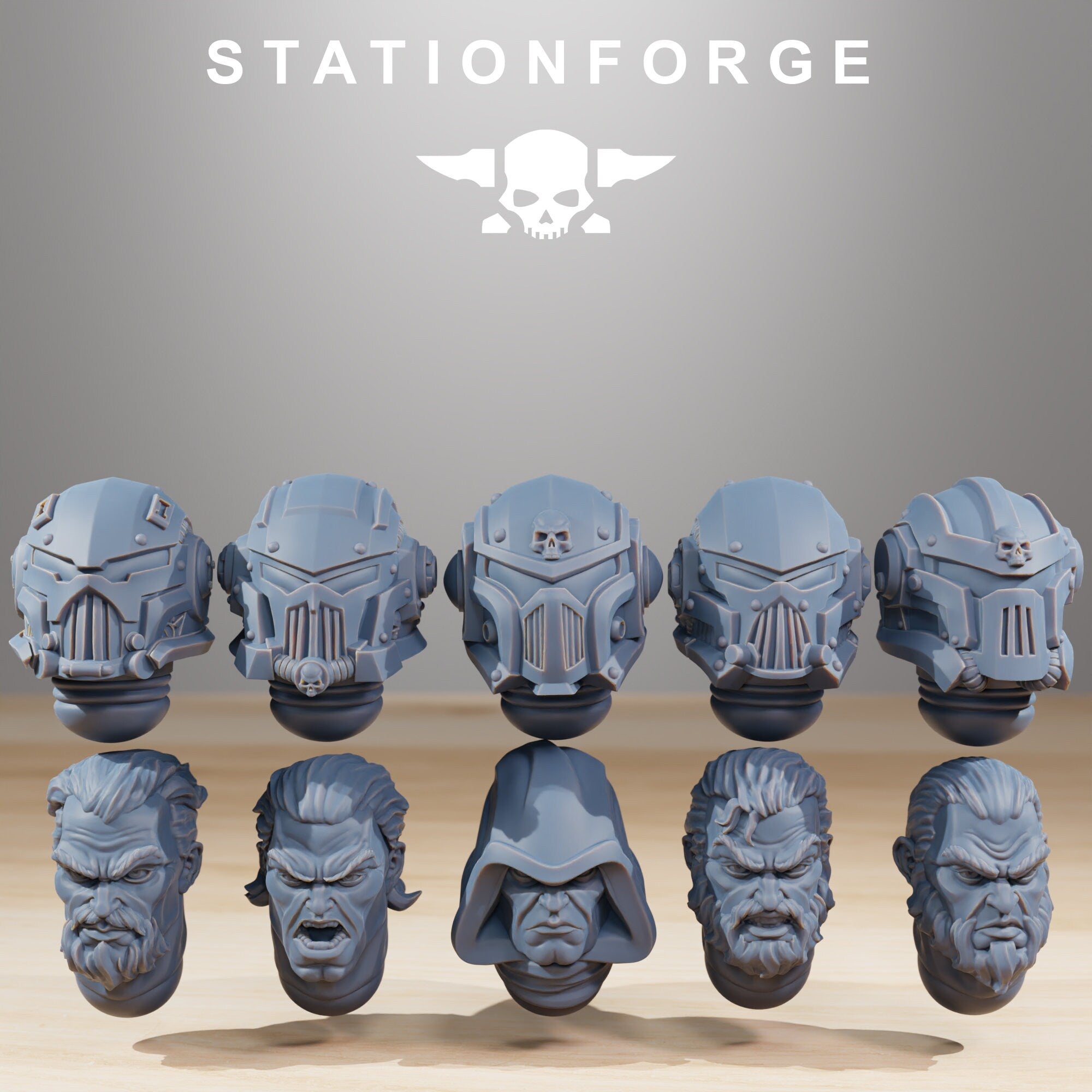 Socratis - Crusaders, mechanized infantry, post apocalyptic empire, usable for tabletop wargame.
