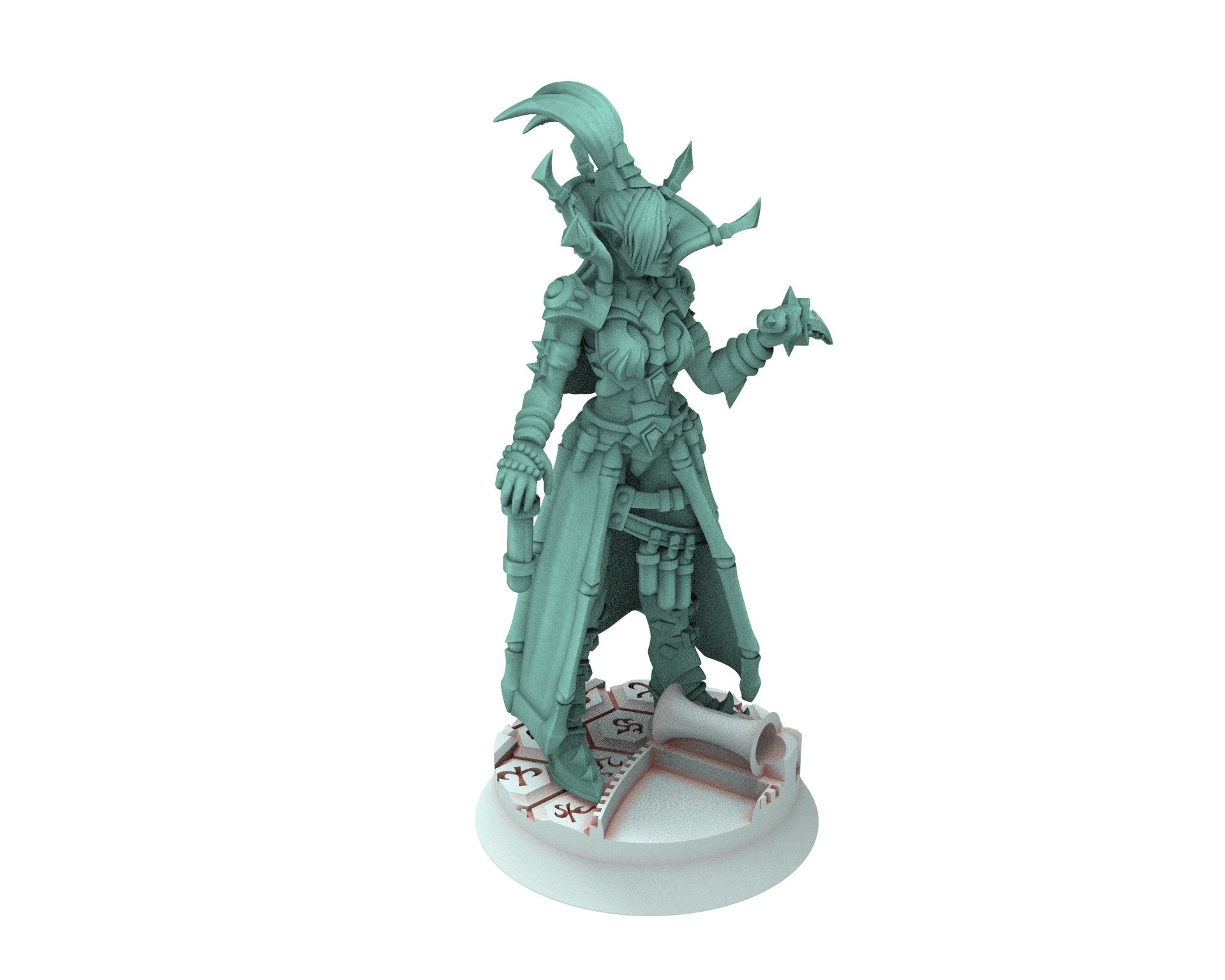 Dark city - Raider King Leader Court Dark eldar drow