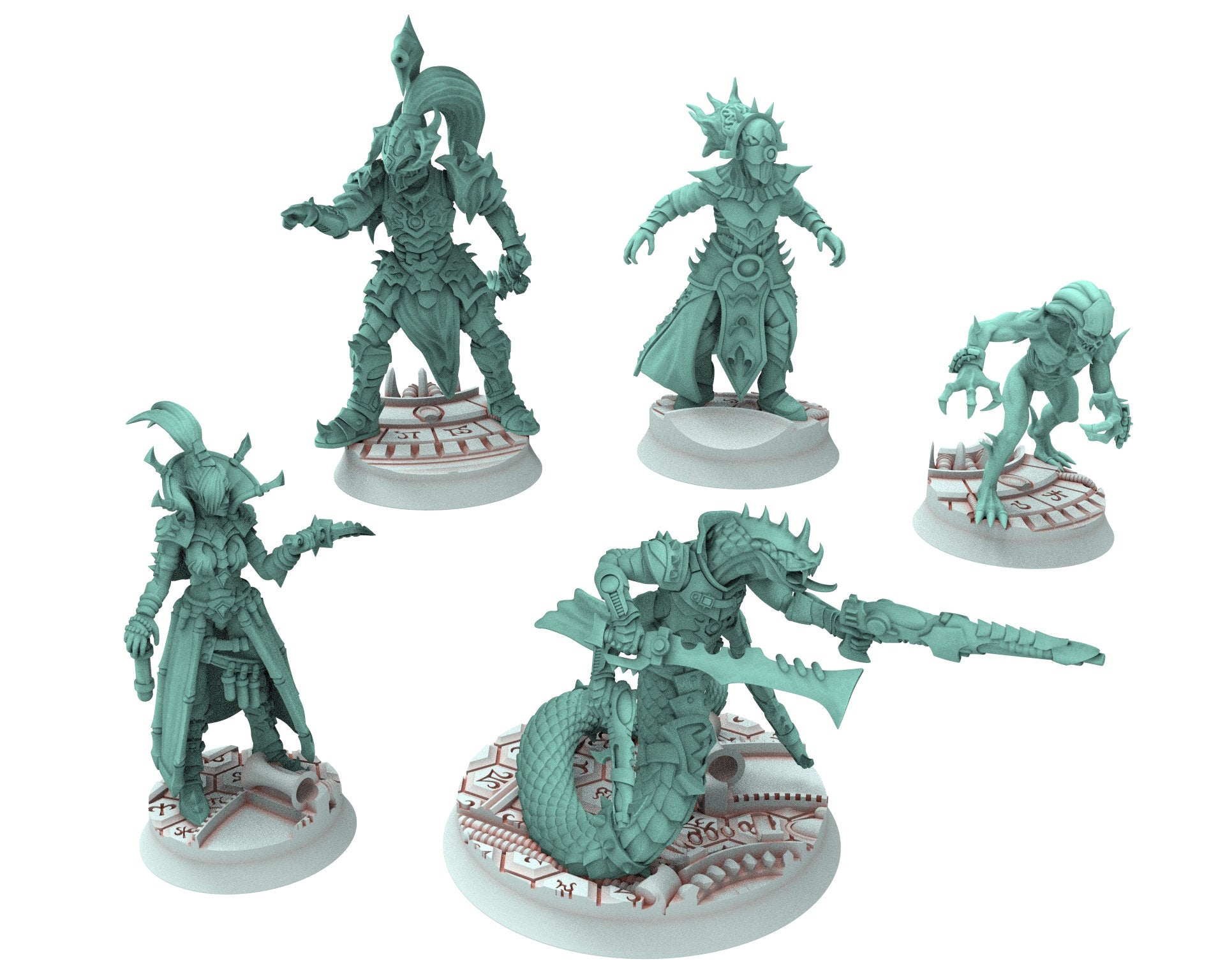 Dark city - Ghoul Dark Elf Raider King court, Dark eldar drow