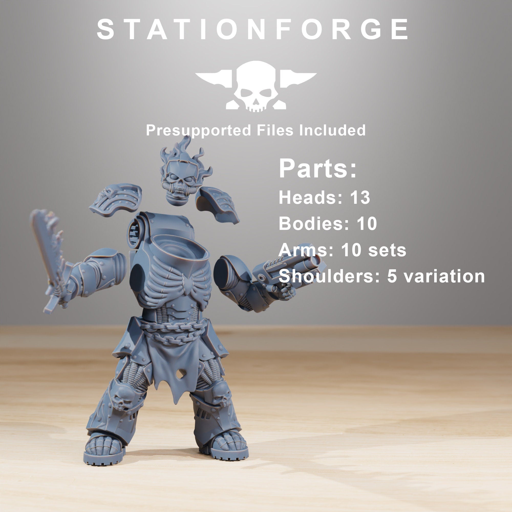 Socratis - Doom Reapers, mechanized infantry, post apocalyptic empire, usable for tabletop wargame.