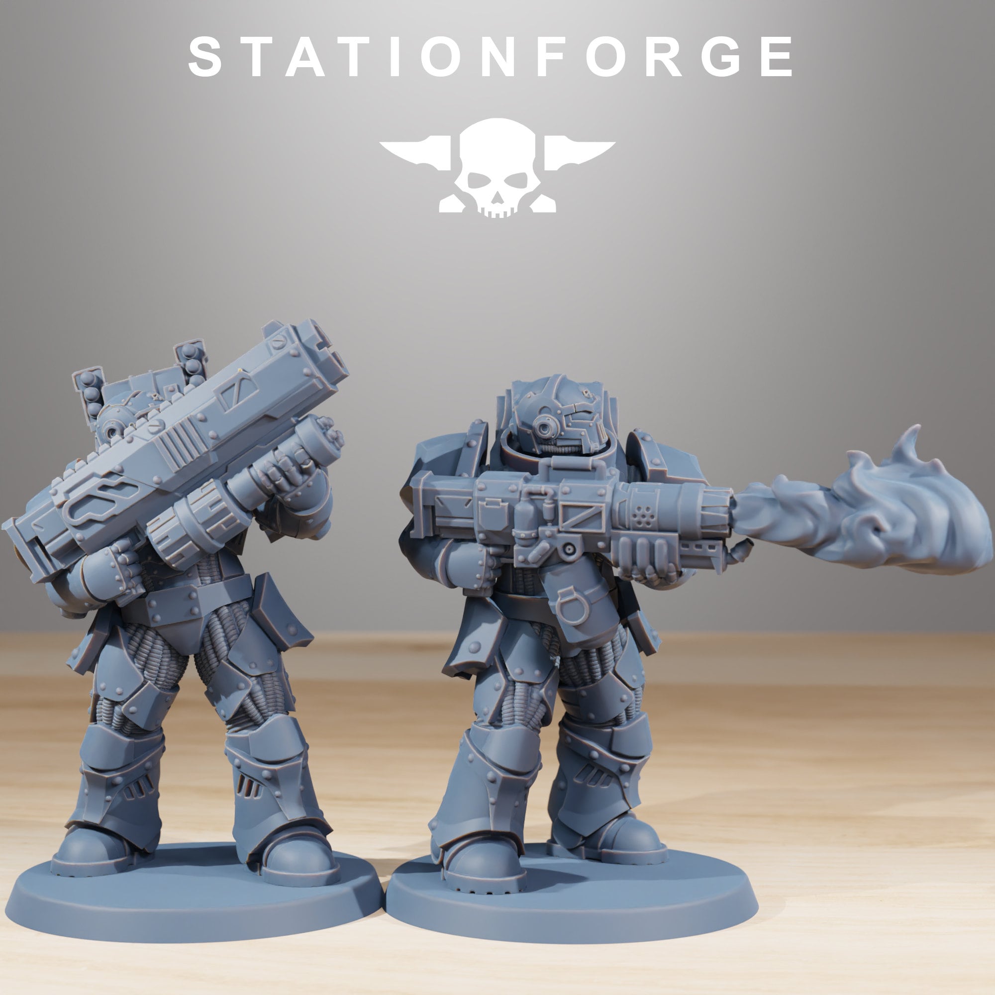 Socratis - Ravagers, mechanized infantry, post apocalyptic empire, usable for tabletop wargame.