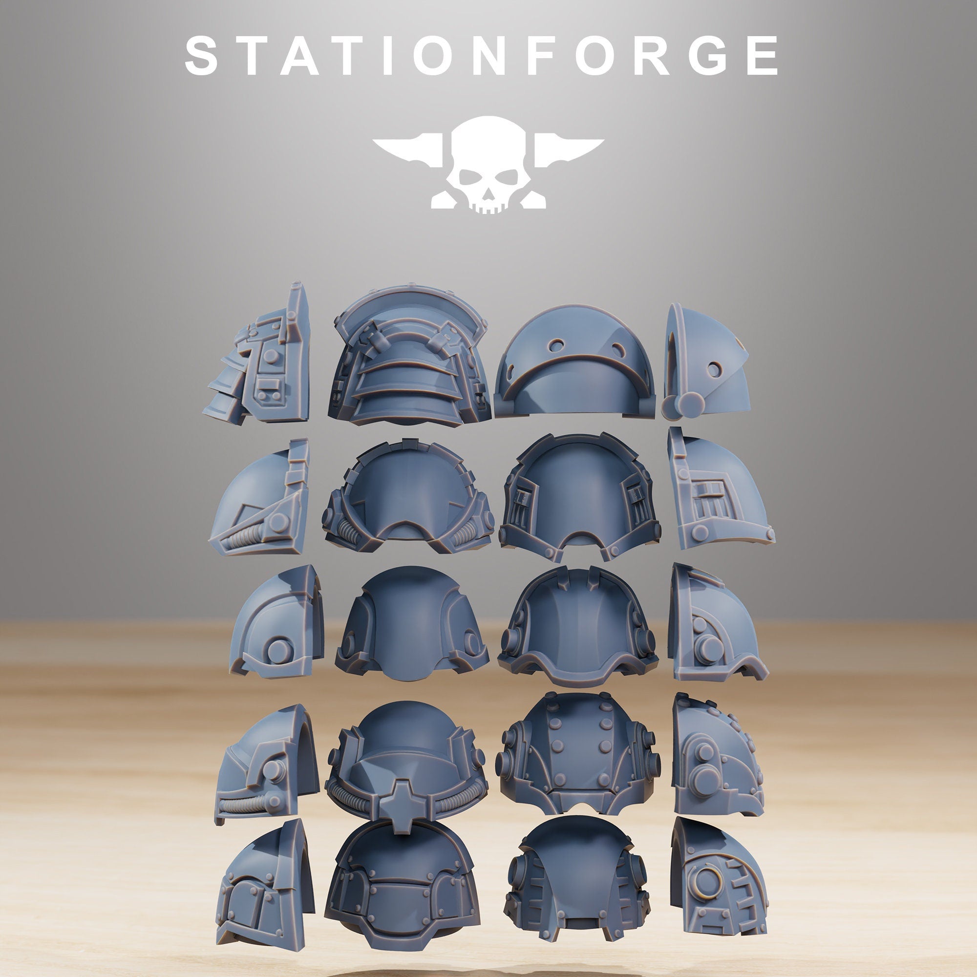 Socratis - Vanguard, mechanized infantry, post apocalyptic empire, usable for tabletop wargame.