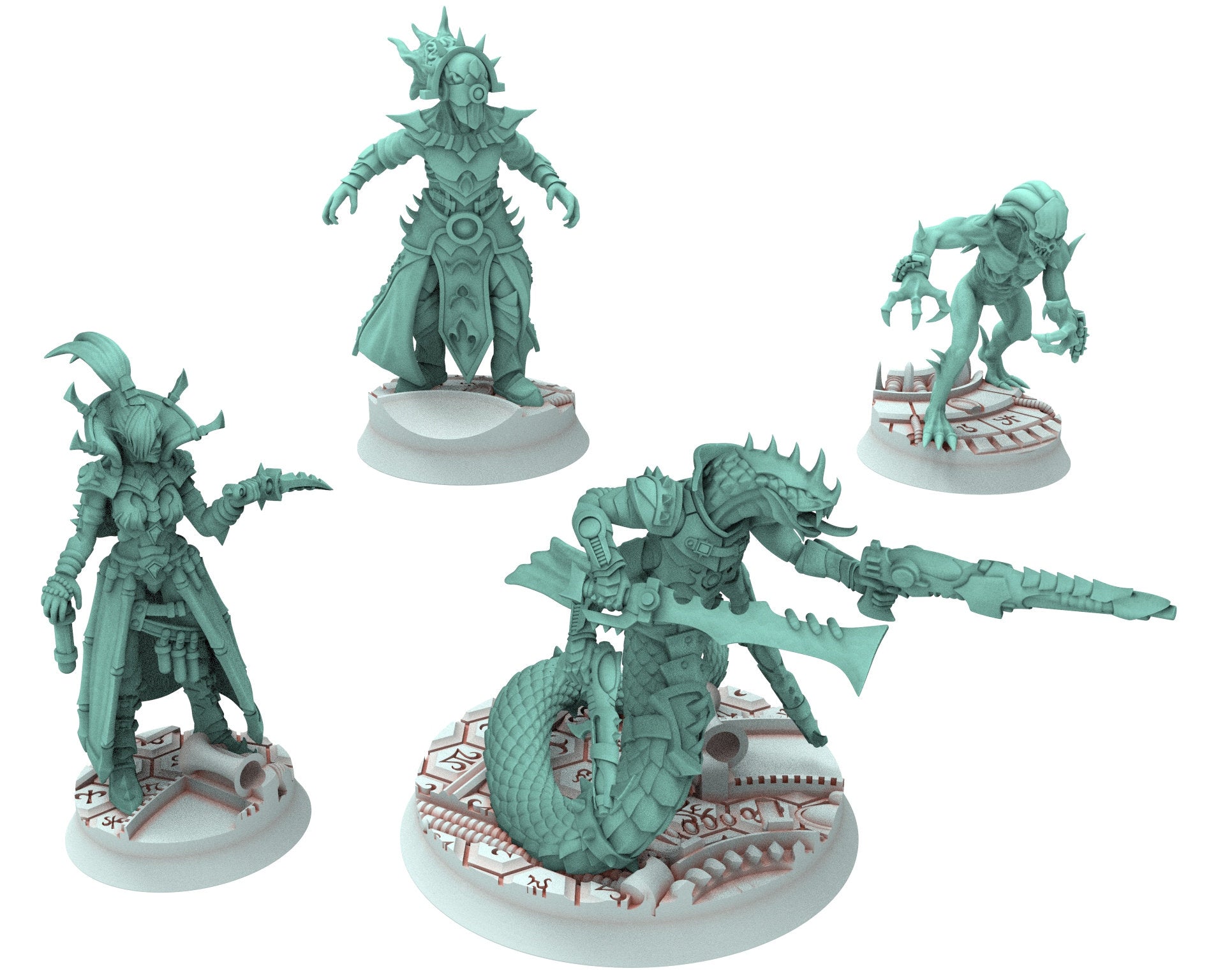 Dark city - Ghoul Dark Elf Raider King court, Dark eldar drow