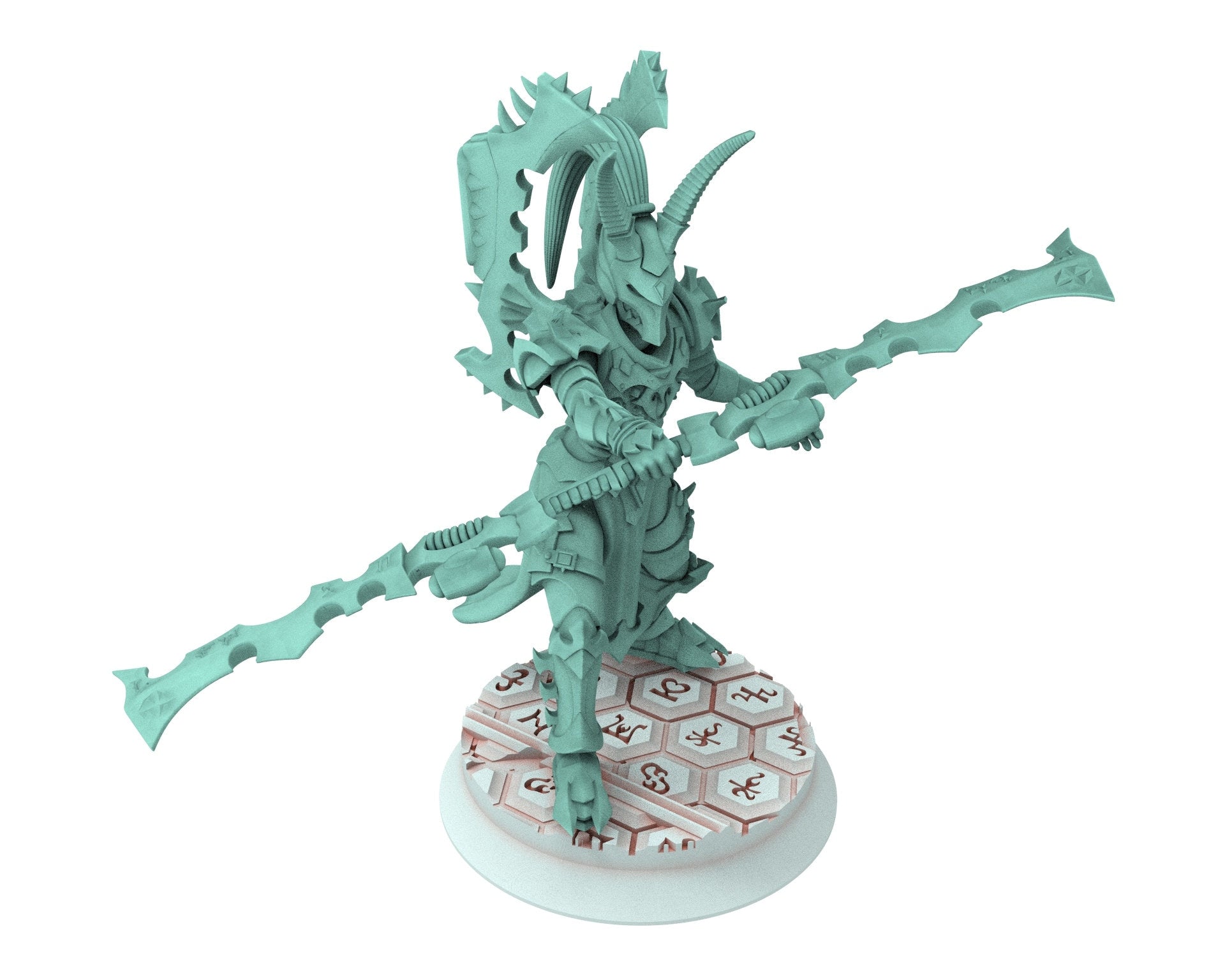 Dark City - x30 Heads, War demons Personnal Guard mercenaries Temple Dark eldar drow
