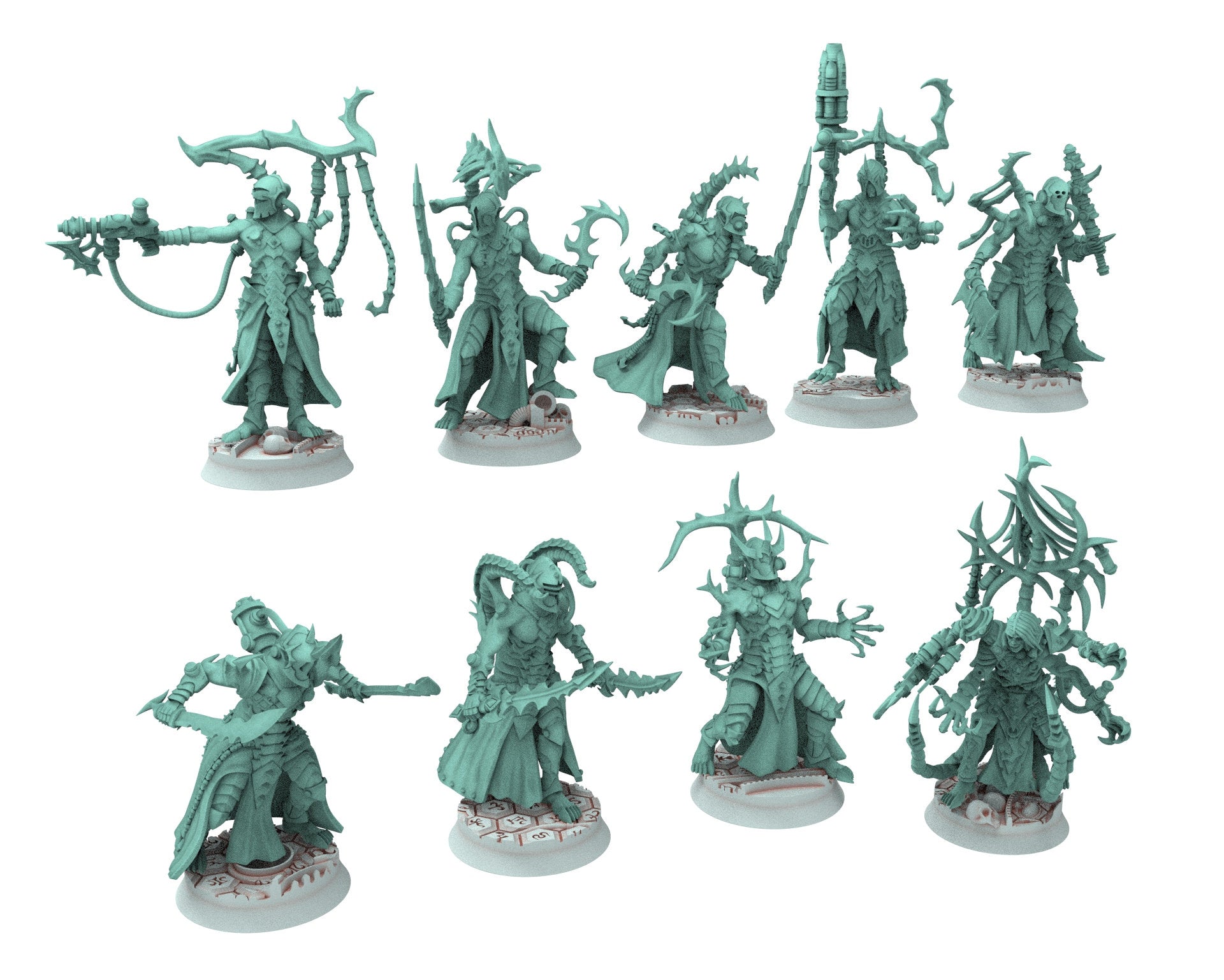 Dark City - Painmaker Lord, Leader of The Obsessed Tortured warriors, Sadistic soldiers Dark eldar drow