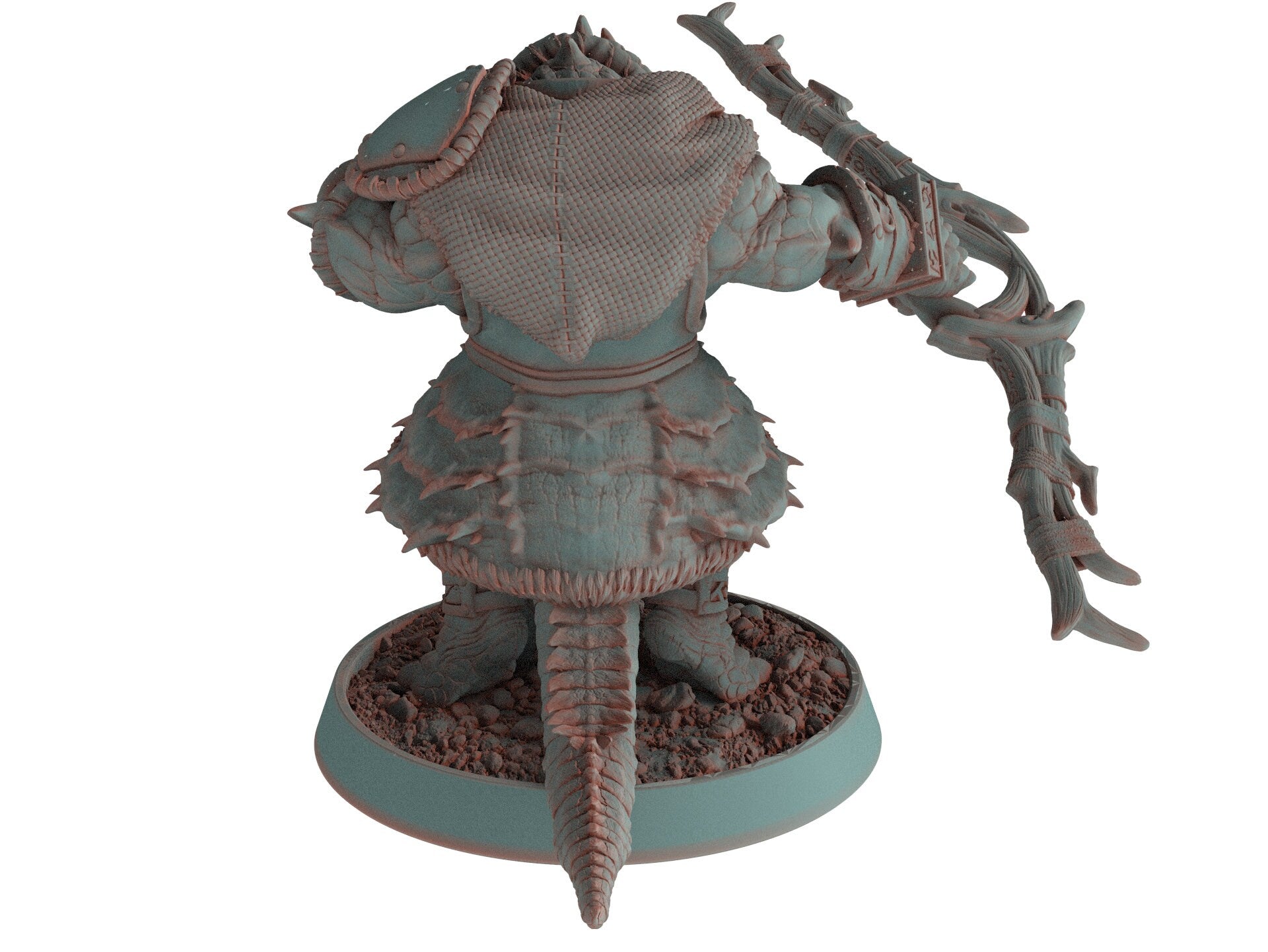 Crocodile warriors - Tungsten Pointmour - The Sharptails of Hacksaw River, daybreak miniatures, for Wargames, Pathfinder, Dungeons & Dragons