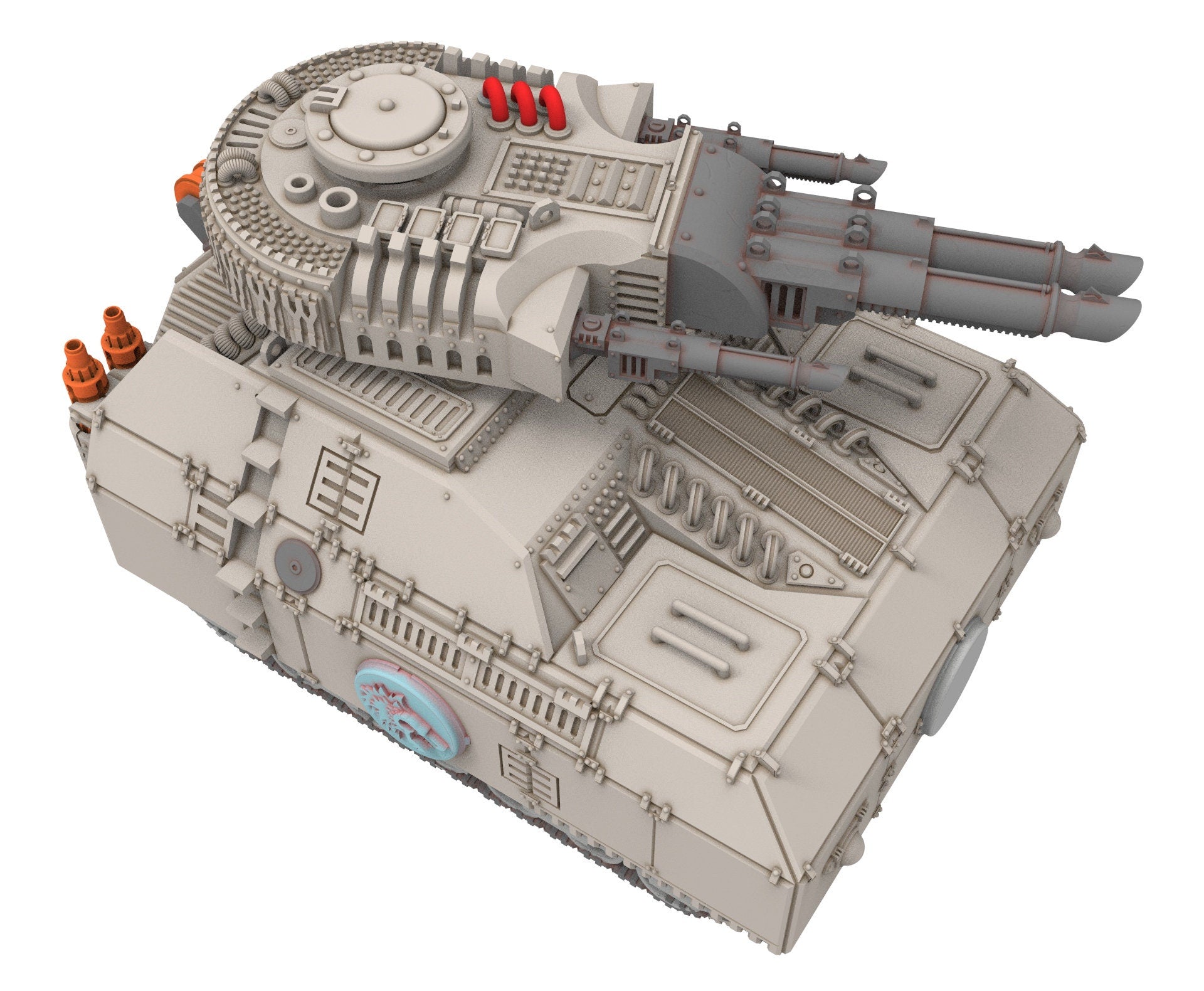 Military - Suneemon Heavy Transport - A Relic of Damocles' Conquest, imperial, post-apocalyptic empire, usable for tabletop wargame
