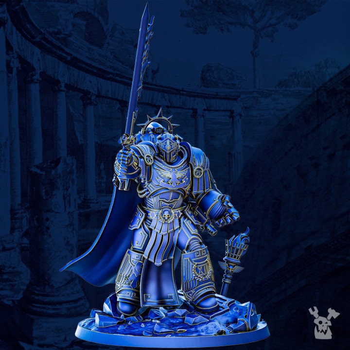 Legio Prima - Quintus Aexius The Conditor, mechanized infantry, post apocalyptic empire, usable for tabletop wargame.