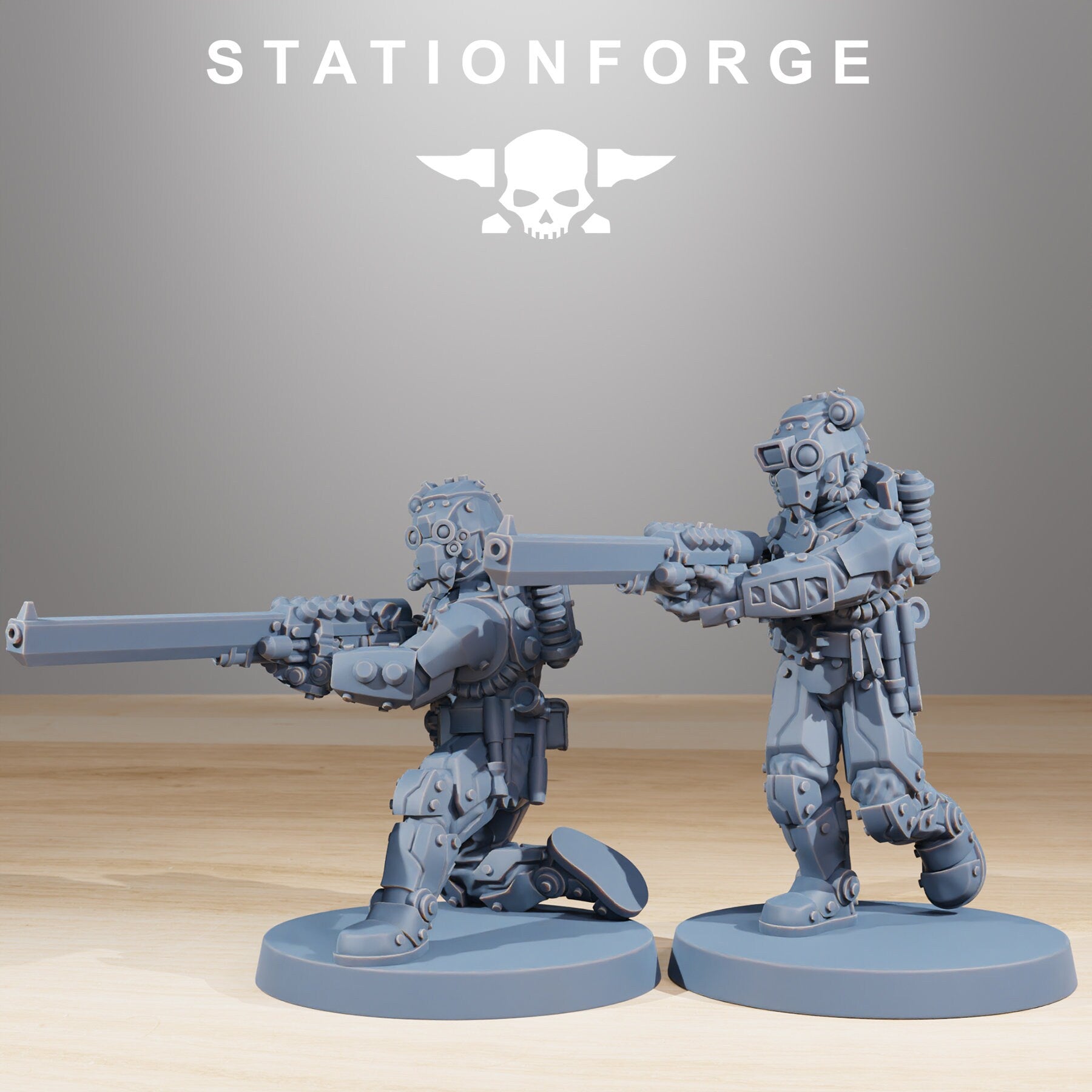 Scavenger - Security patrol, mechanized infantry, post apocalyptic empire, usable for tabletop wargame.