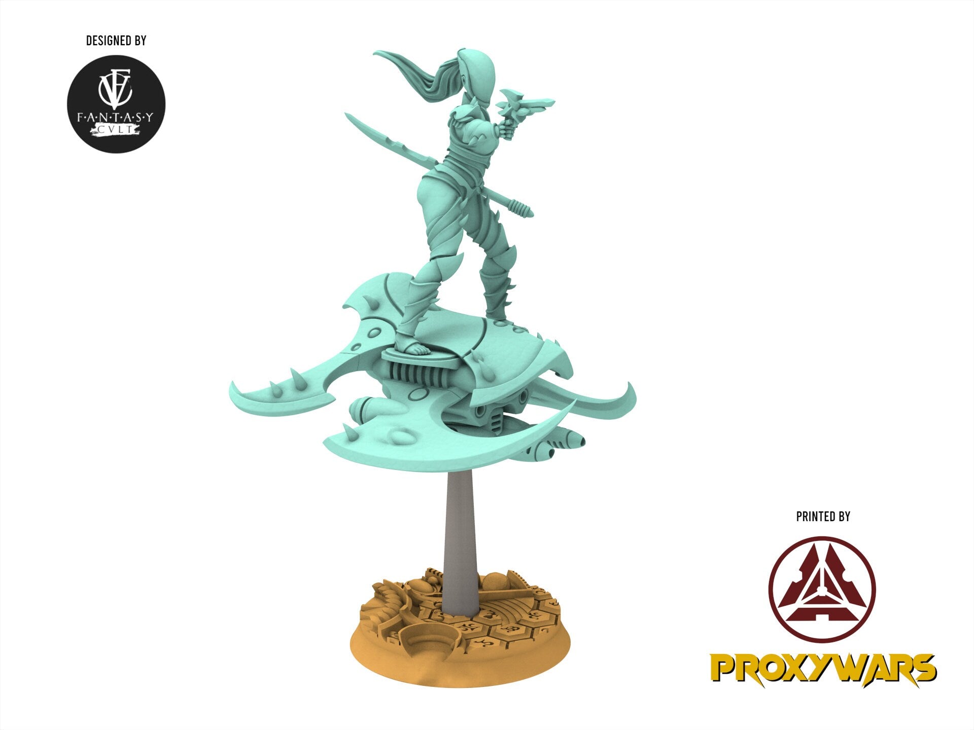 Dark city - Warriors on Dark Slicers, Troll Dark Eldar Drow