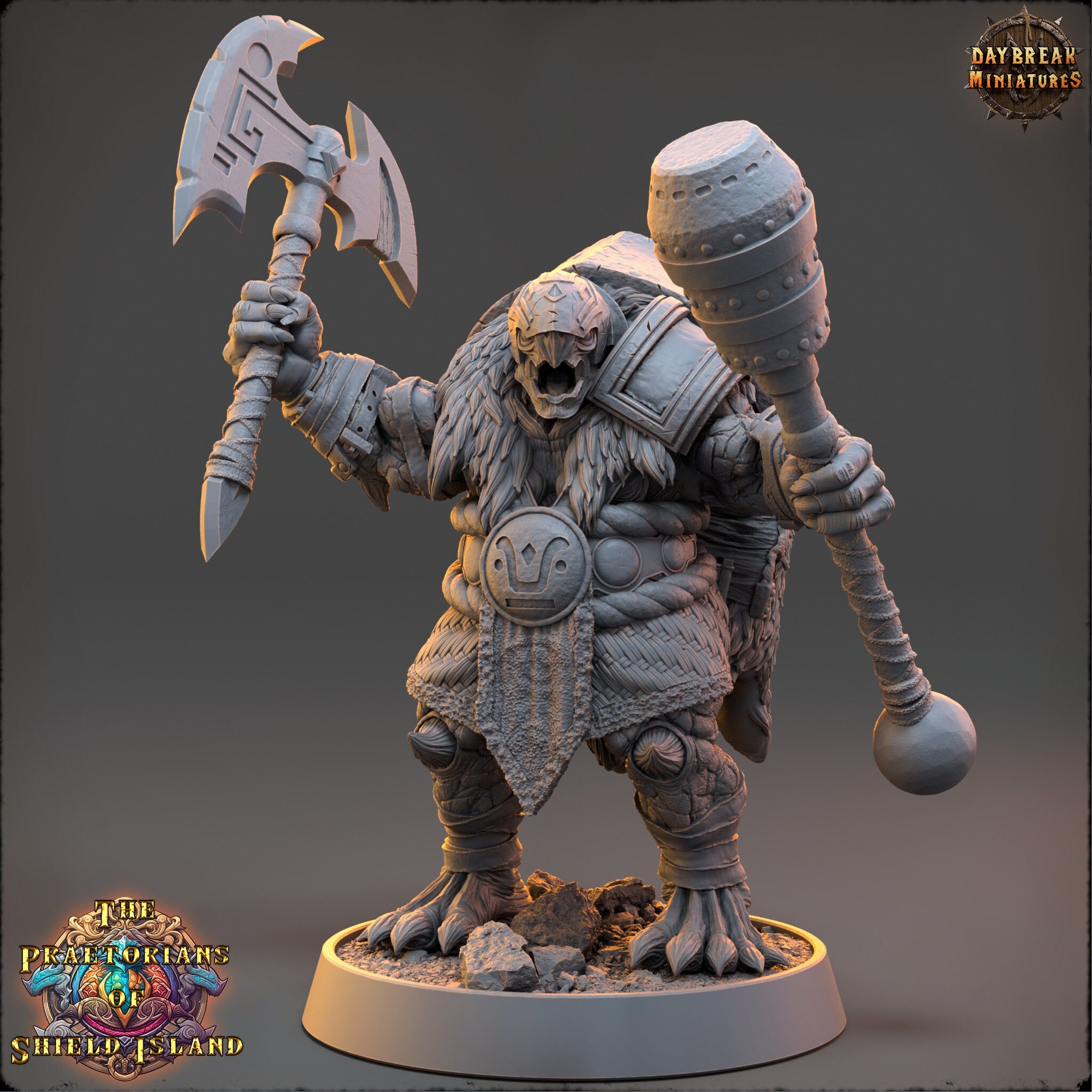 Tribe warriors - Bazo - The Praetorians of Shield Island , Pathfinder, Dungeons & Dragons