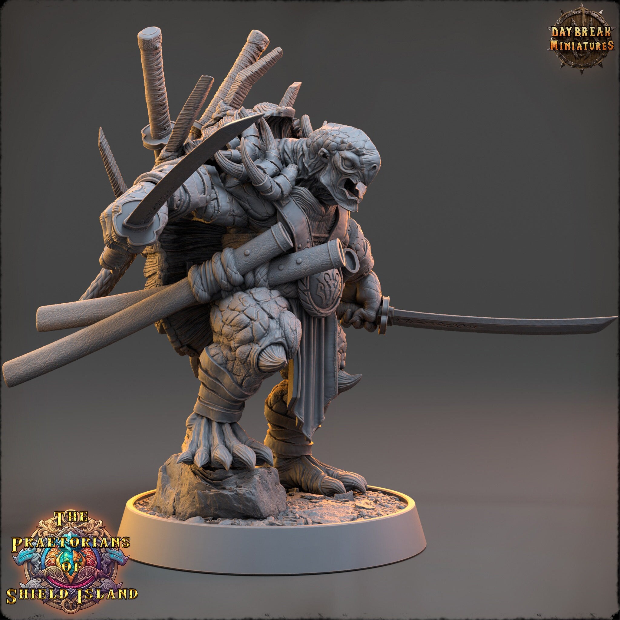 Tribe warriors - Doikar - The Praetorians of Shield Island , Pathfinder, Dungeons & Dragons