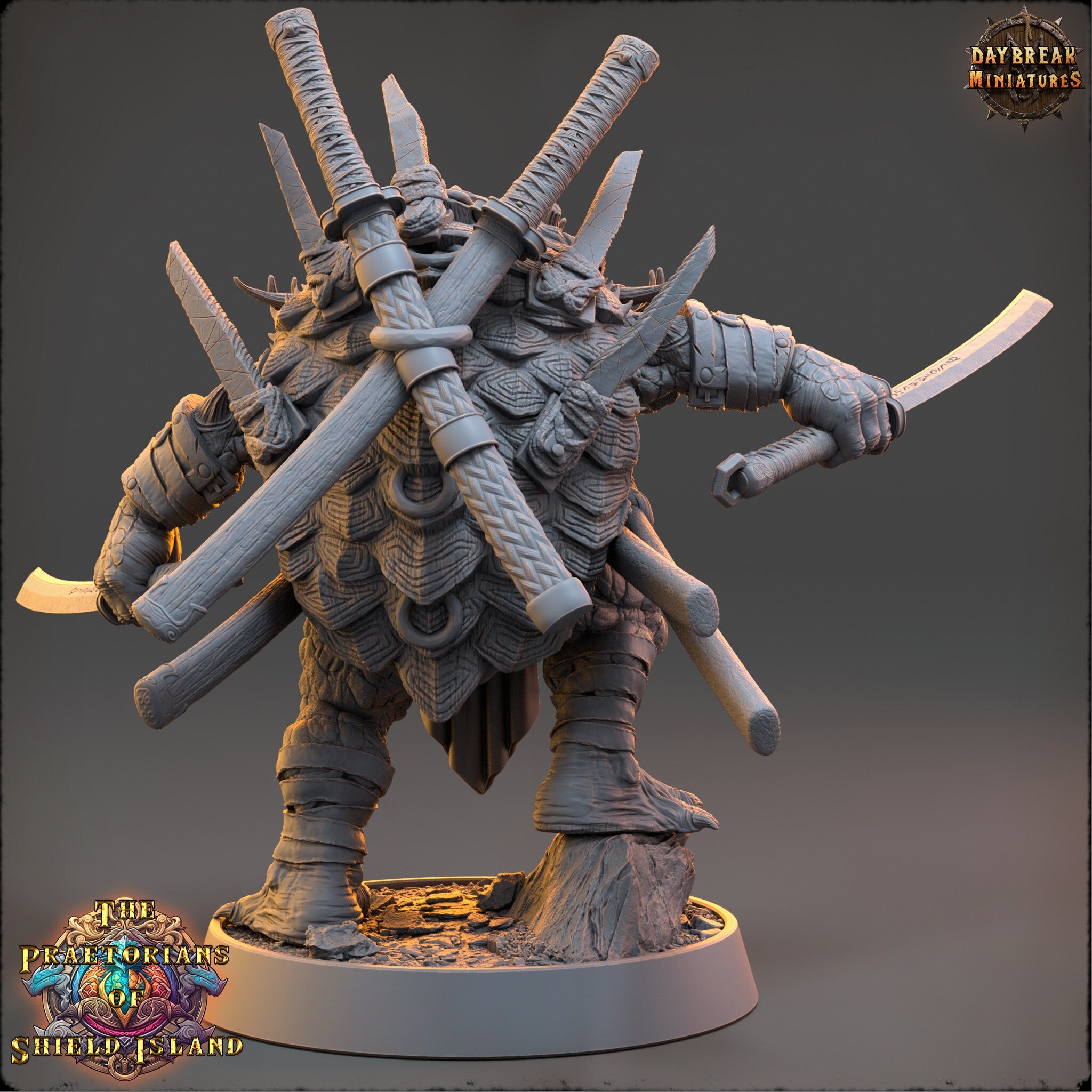 Tribe warriors - Doikar - The Praetorians of Shield Island , Pathfinder, Dungeons & Dragons