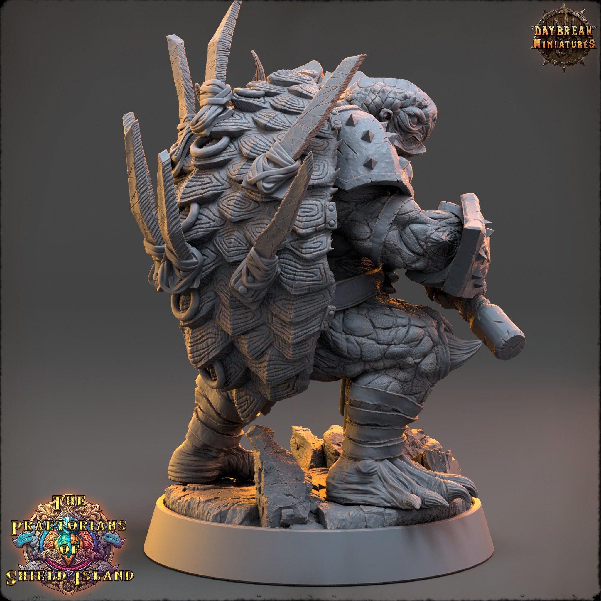 Tribe warriors - Mannyg - The Praetorians of Shield Island , Pathfinder, Dungeons & Dragons