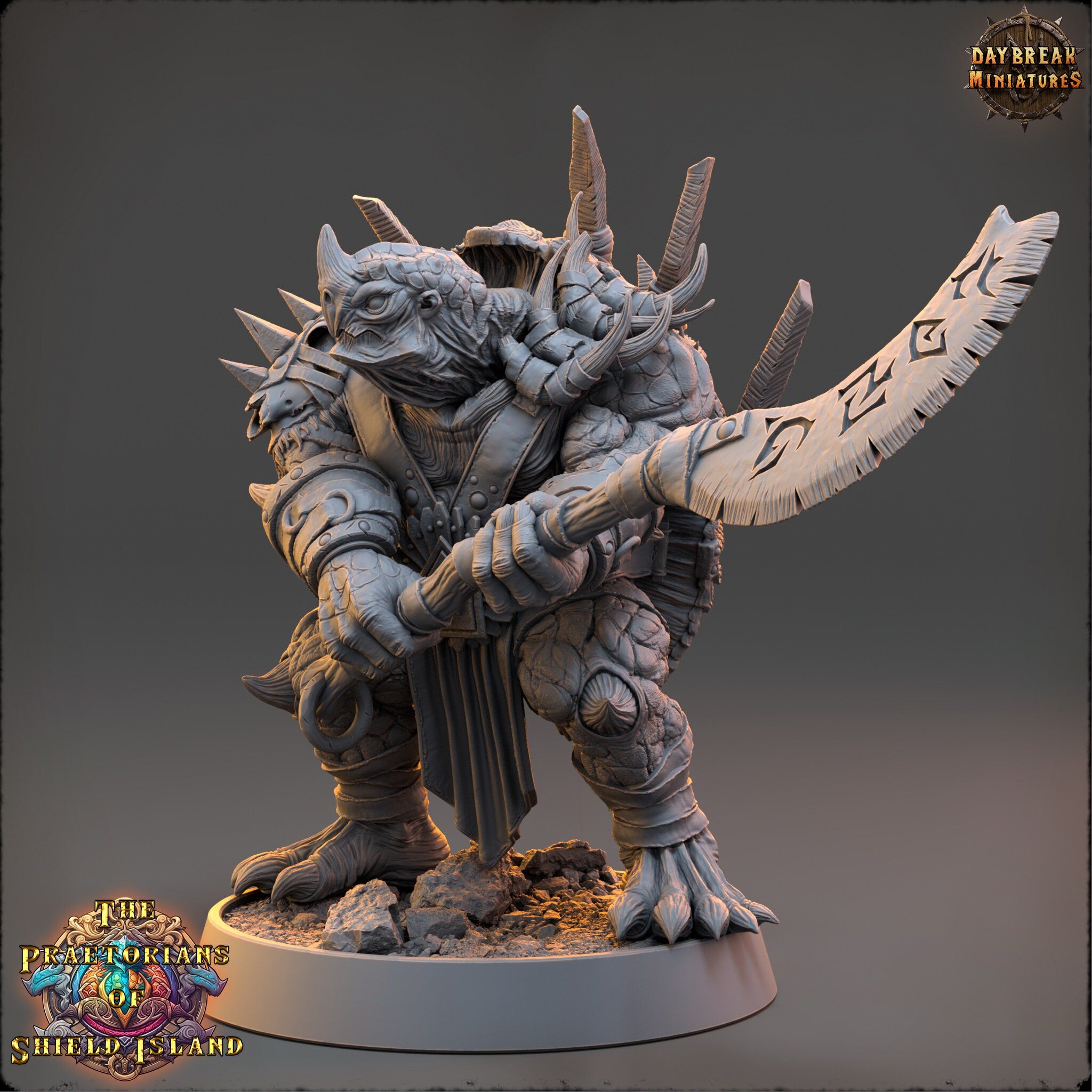 Tribe warriors - Tormic - The Praetorians of Shield Island , Pathfinder, Dungeons & Dragons
