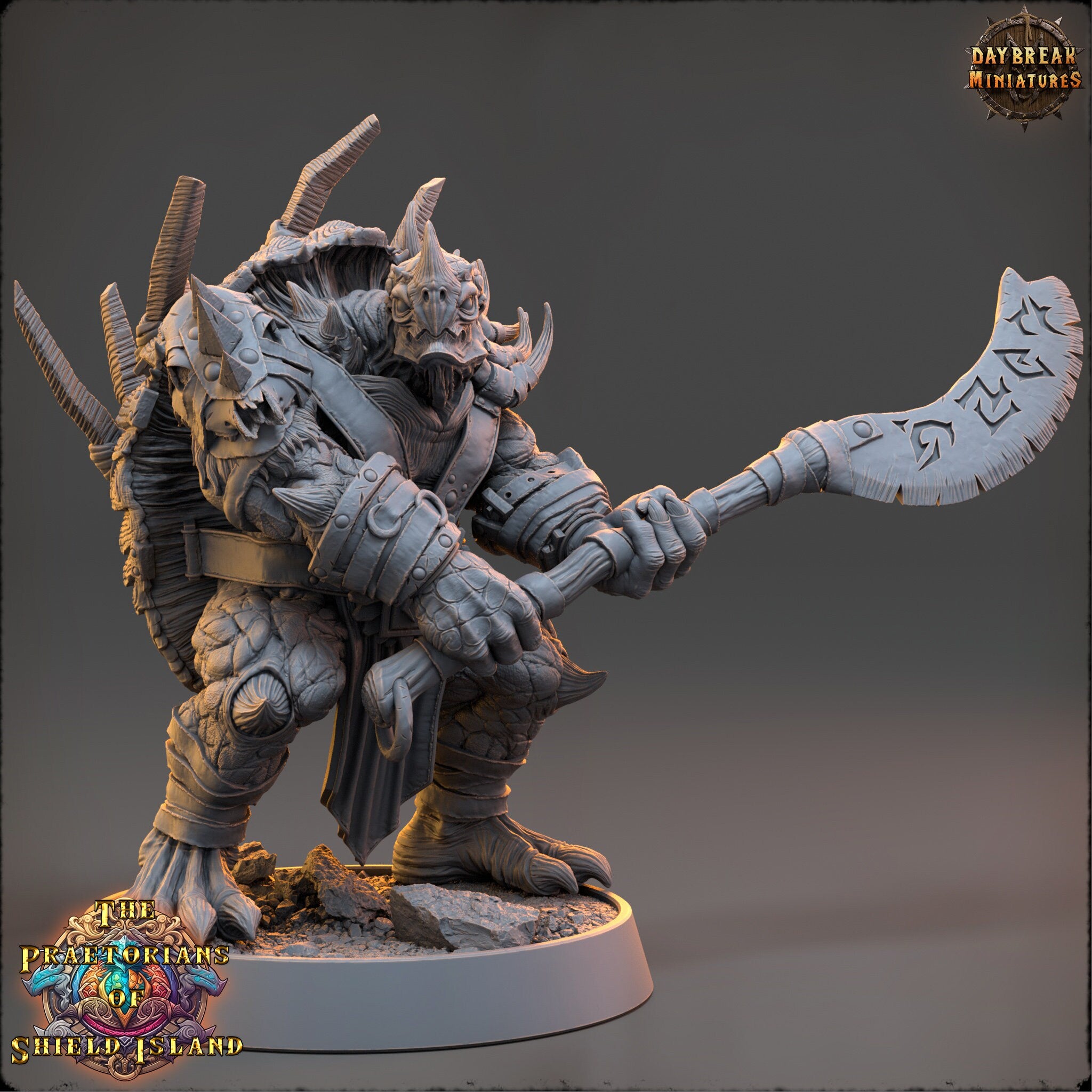 Tribe warriors - Tormic - The Praetorians of Shield Island , Pathfinder, Dungeons & Dragons