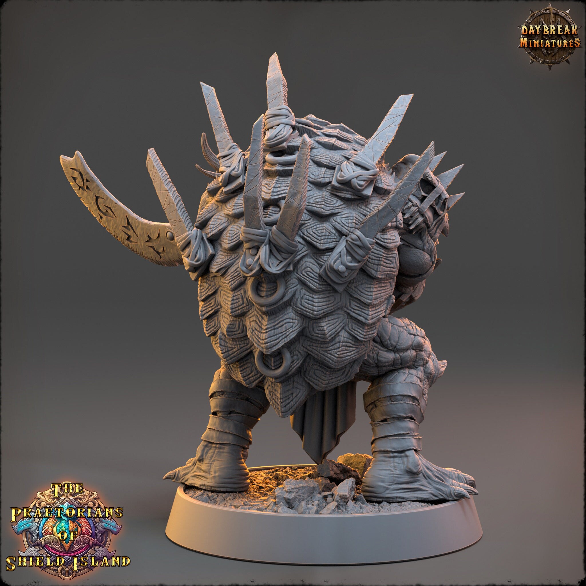 Tribe warriors - Tormic - The Praetorians of Shield Island , Pathfinder, Dungeons & Dragons
